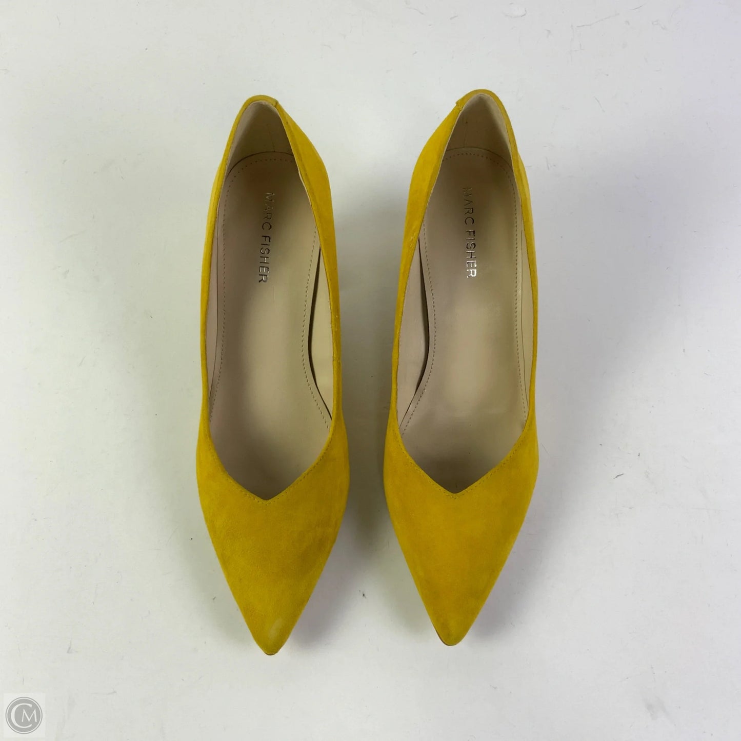 Shoes Heels Block By Marc Fisher In Yellow, Size: 10