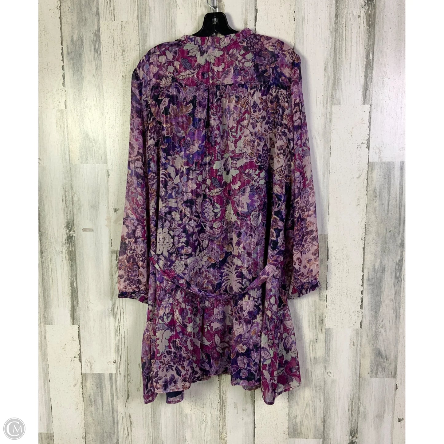 Dress Party Short By Loft In Purple, Size: Xxl
