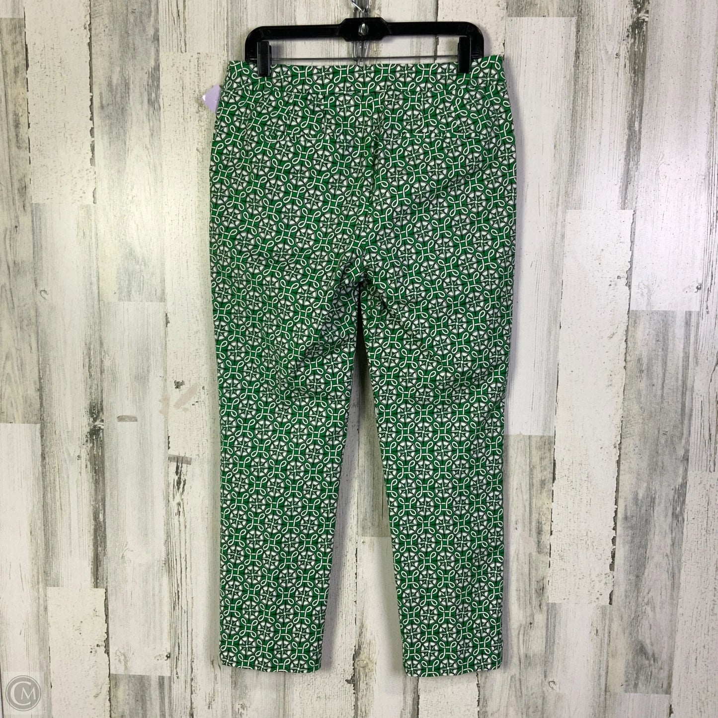 Pants Dress By Boden In Green & White, Size: 8