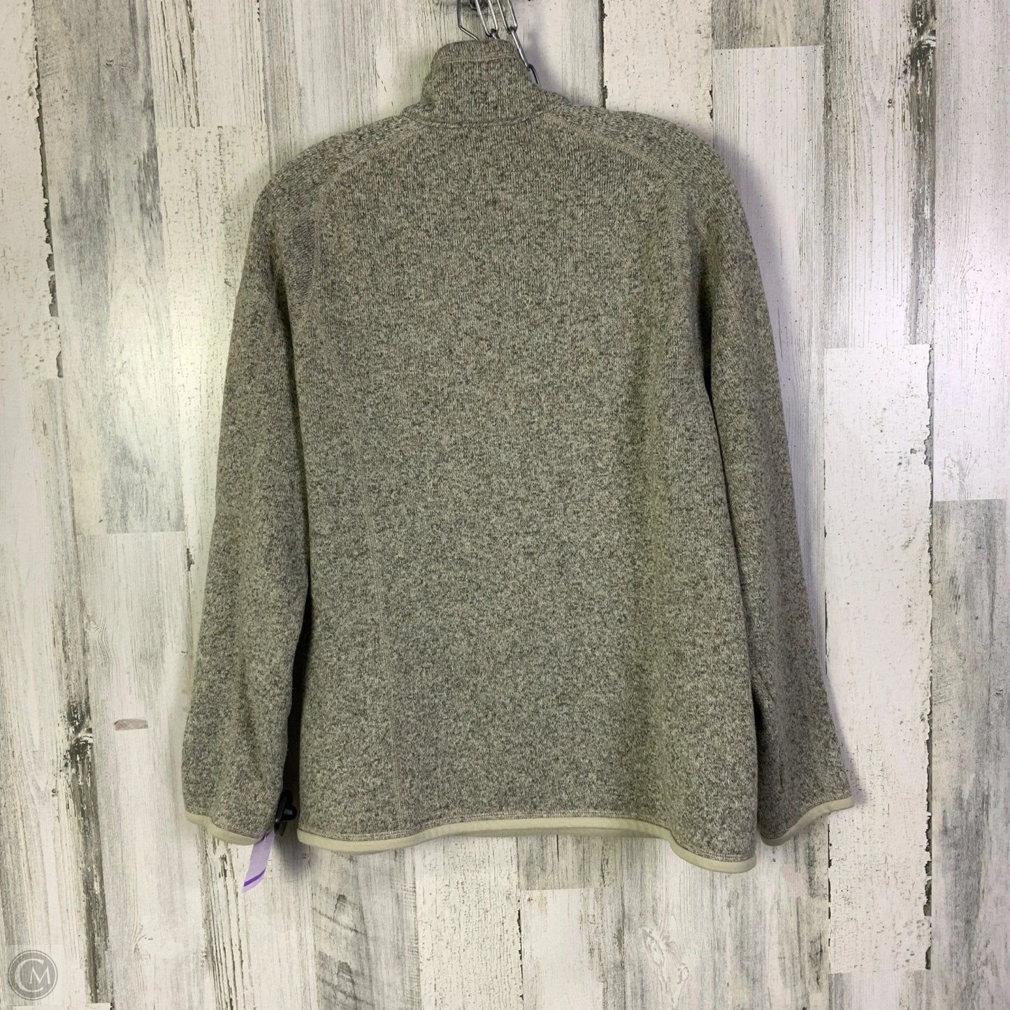 Sweatshirt Collar By Patagonia In Grey, Size: L