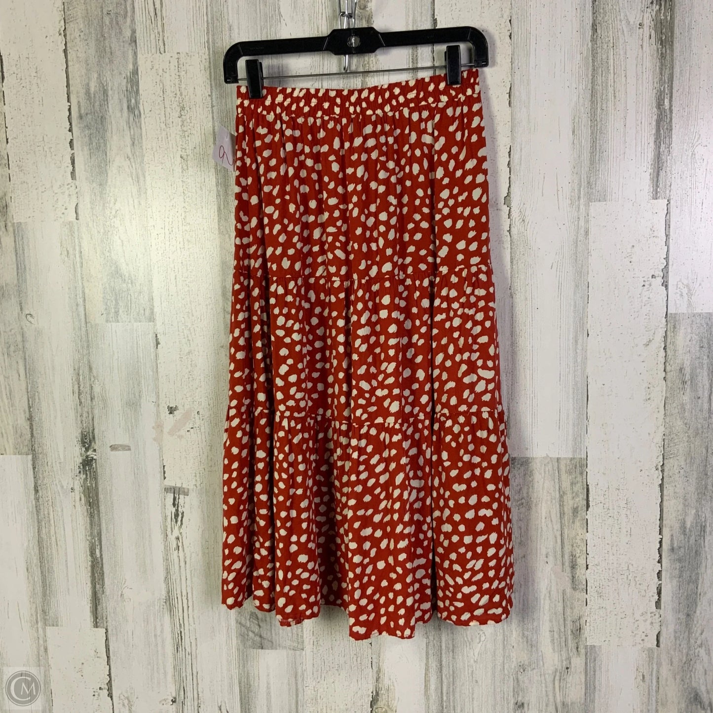 Skirt Midi By Cmf In Orange, Size: 4
