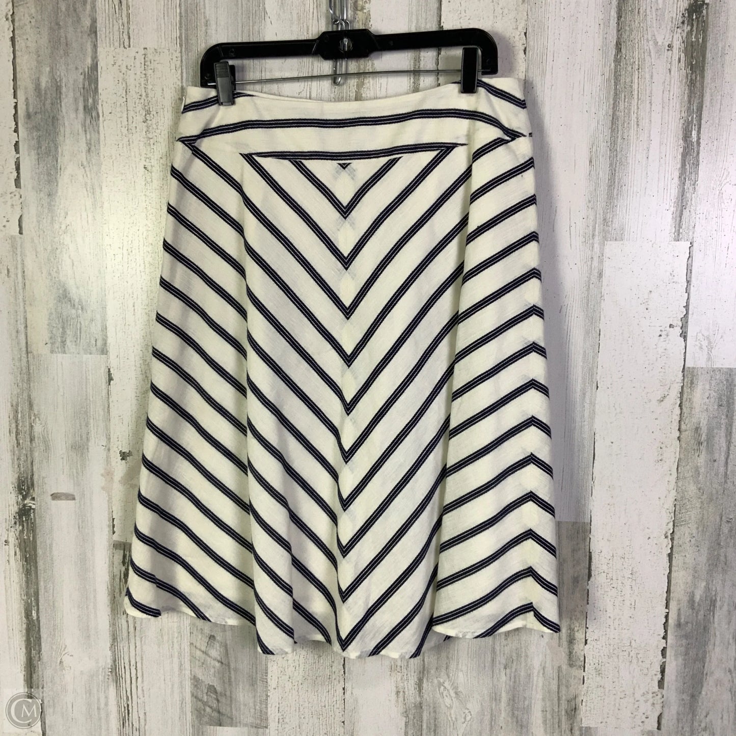Skirt Mini & Short By Talbots In Blue & White, Size: 10