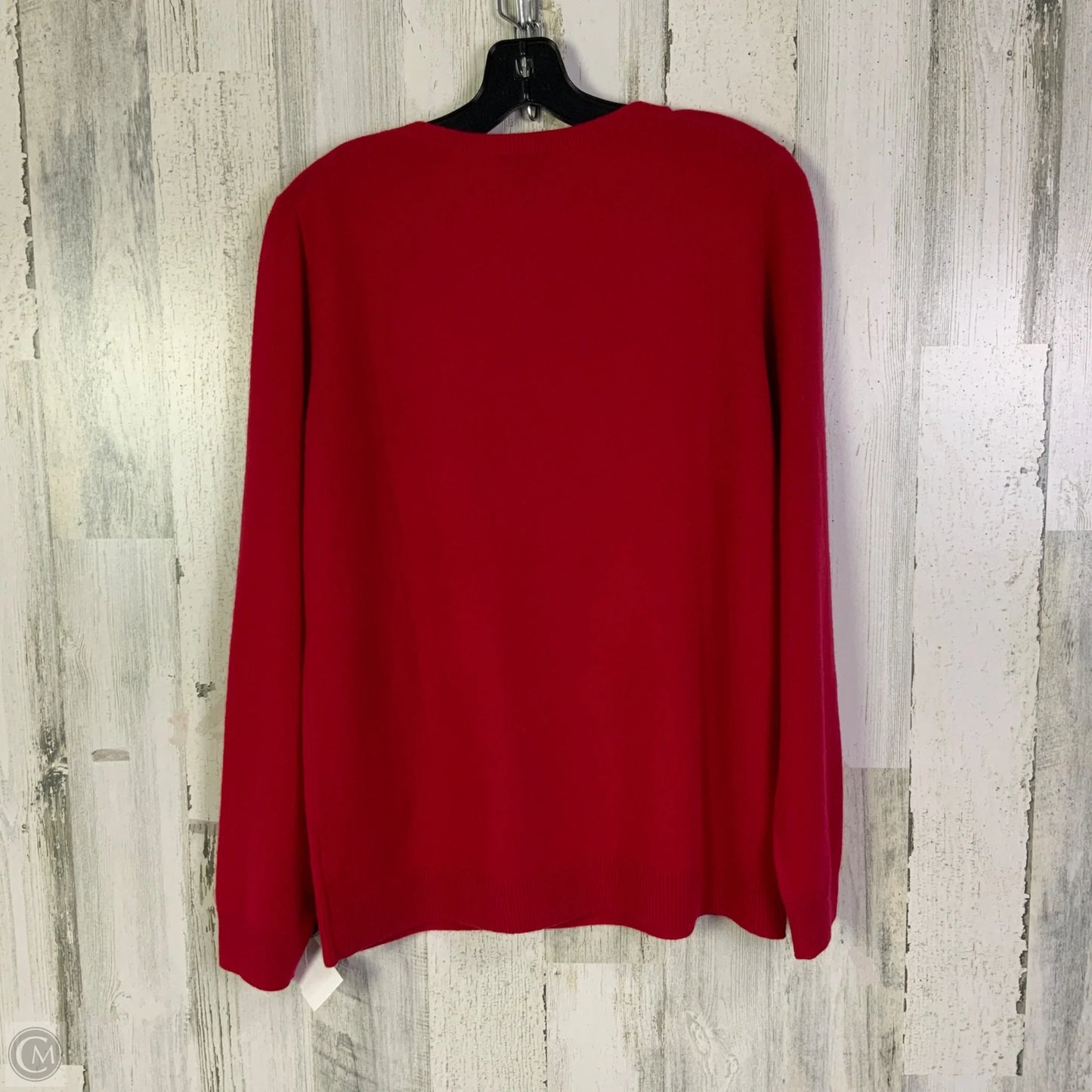 Sweater Cashmere By Talbots In Red, Size: L