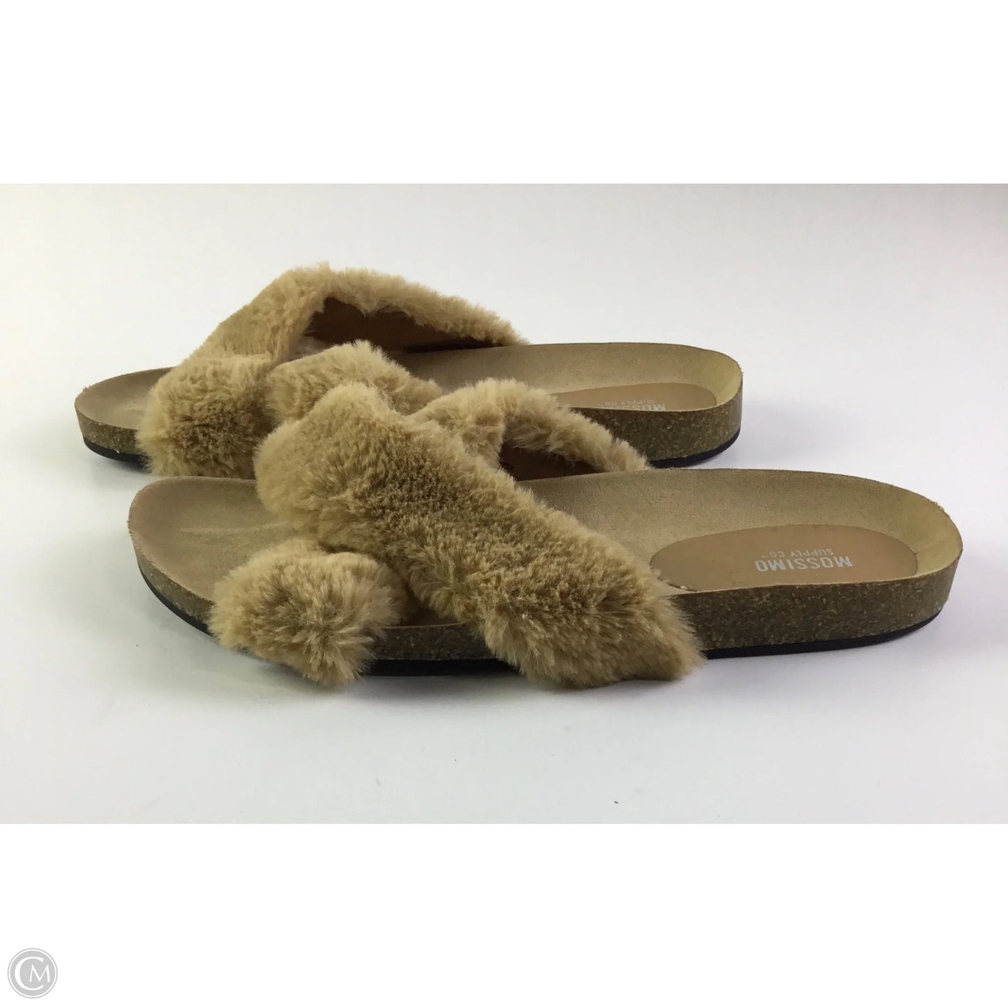 Sandals Flats By Mossimo In Brown, Size: 9