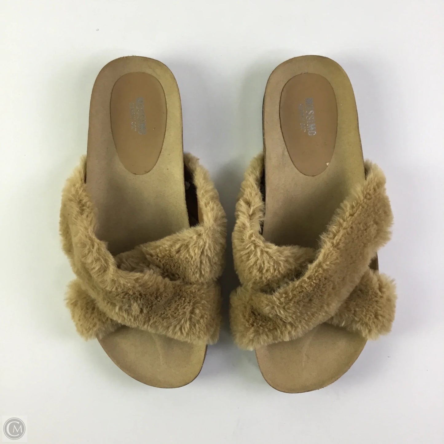 Sandals Flats By Mossimo In Brown, Size: 9
