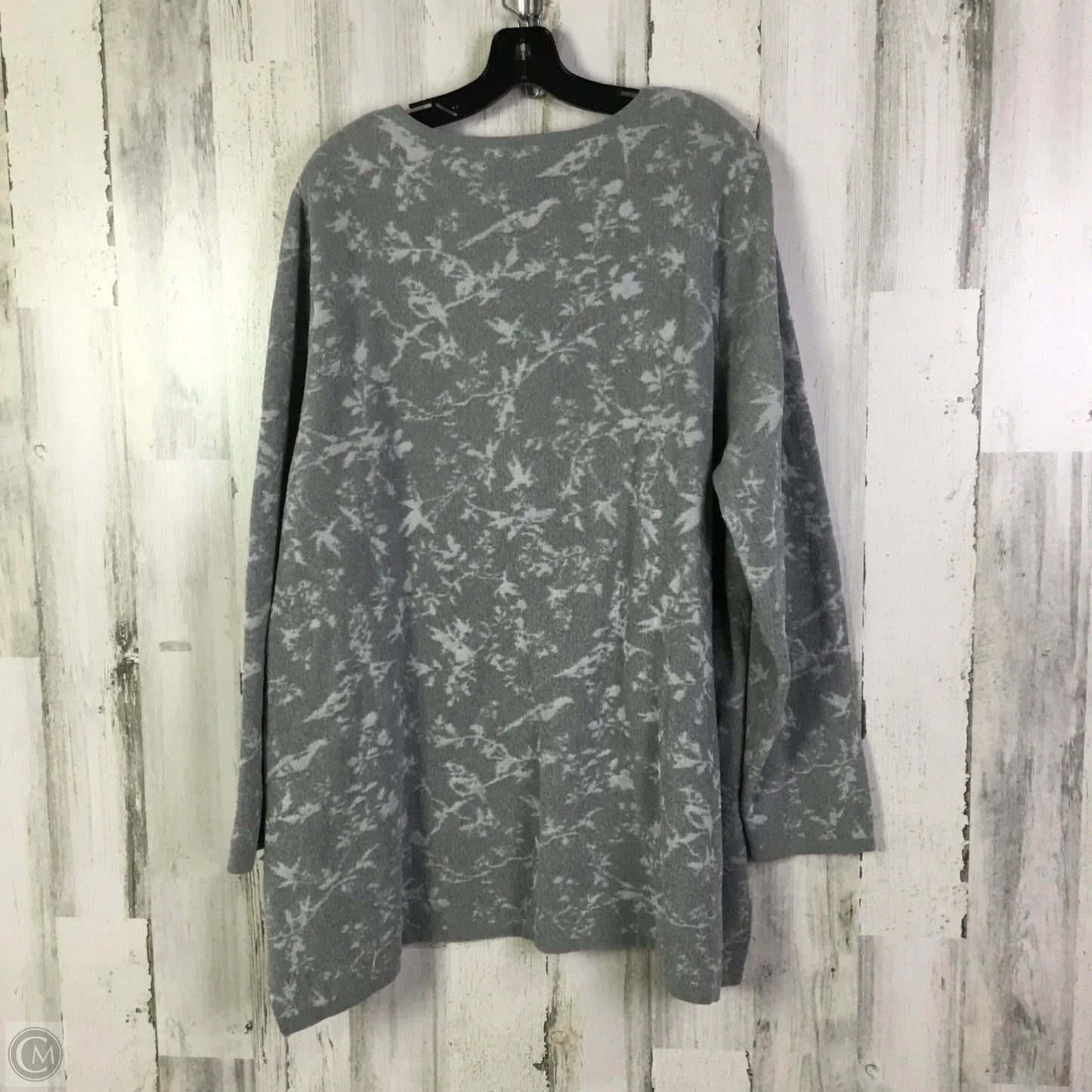 Sweater By Soft Surroundings In Grey, Size: 2x