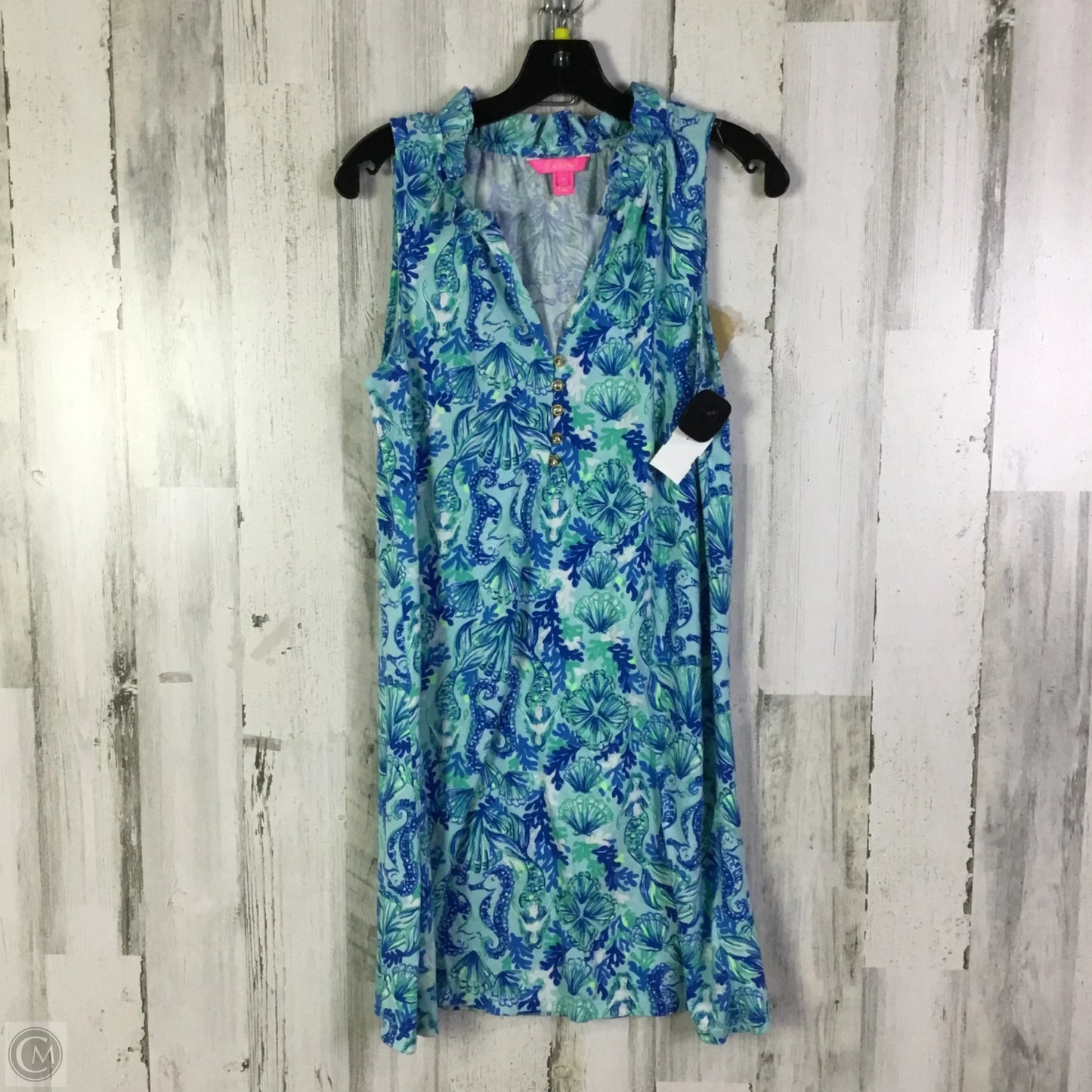 Dress Designer By Lilly Pulitzer In Blue, Size: M