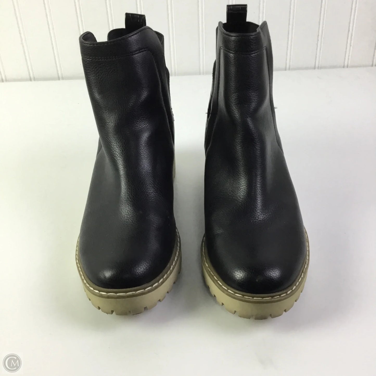 Boots Ankle Flats By Dv In Black, Size: 9