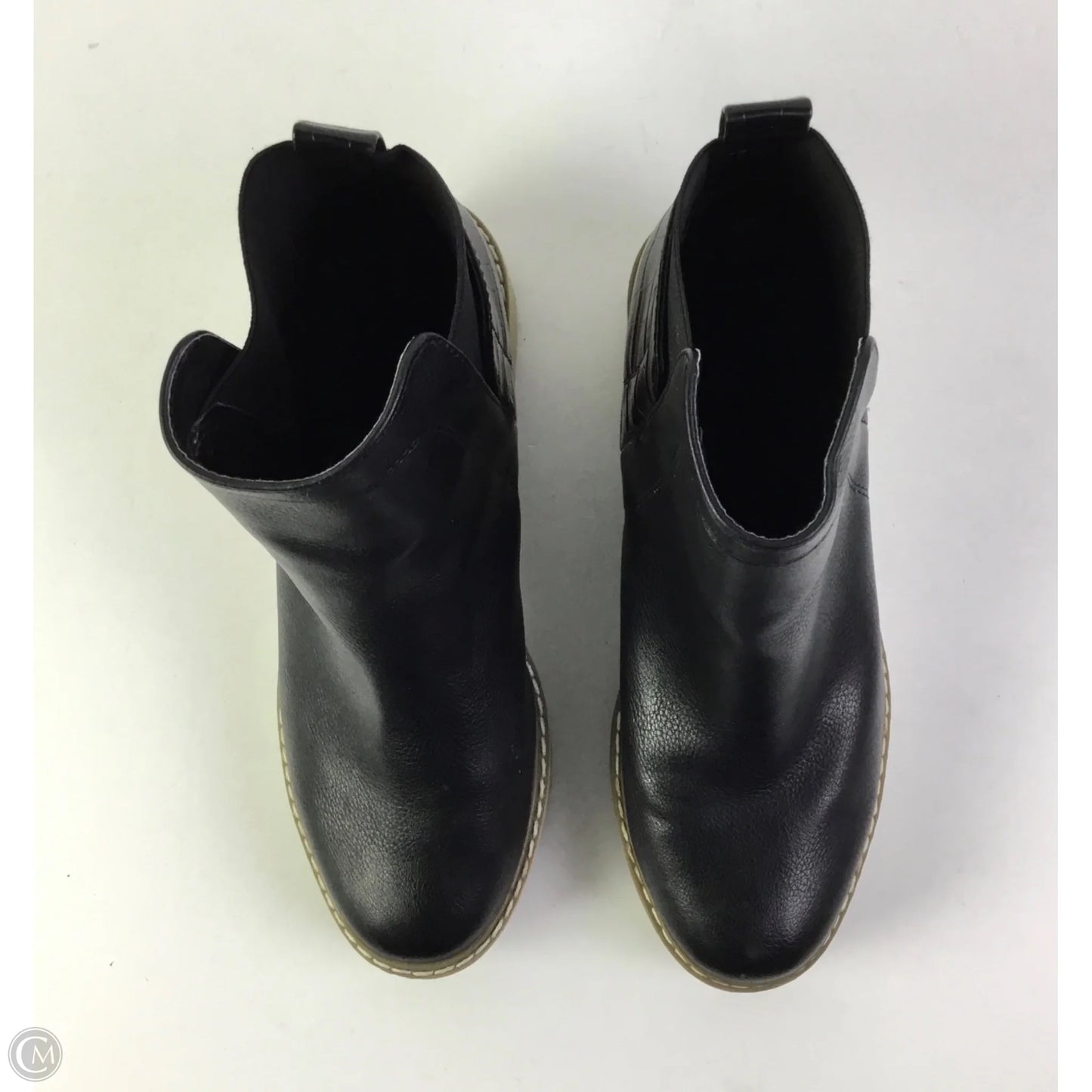 Boots Ankle Flats By Dv In Black, Size: 9