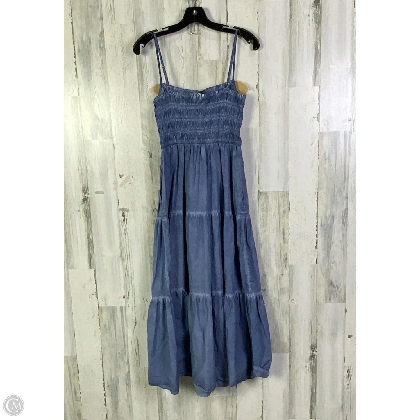 Dress Casual Midi By Gap In Blue, Size: S