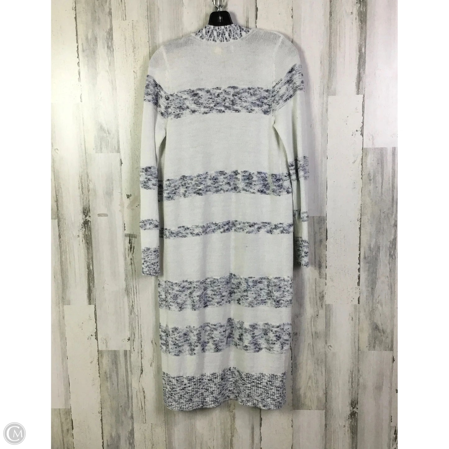 Sweater Cardigan By Loft In White, Size: S