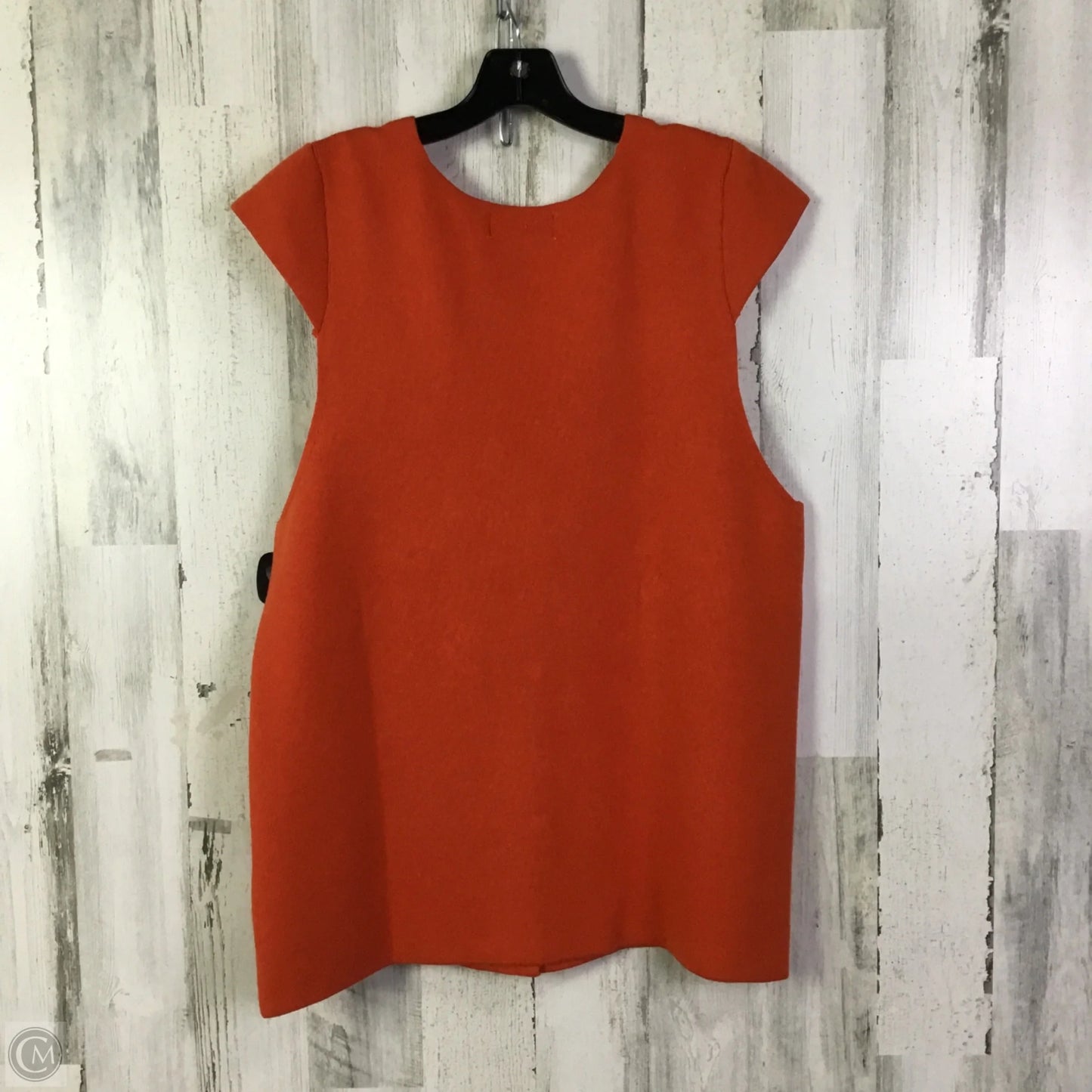 Vest Sweater By Anthropologie In Orange, Size: M