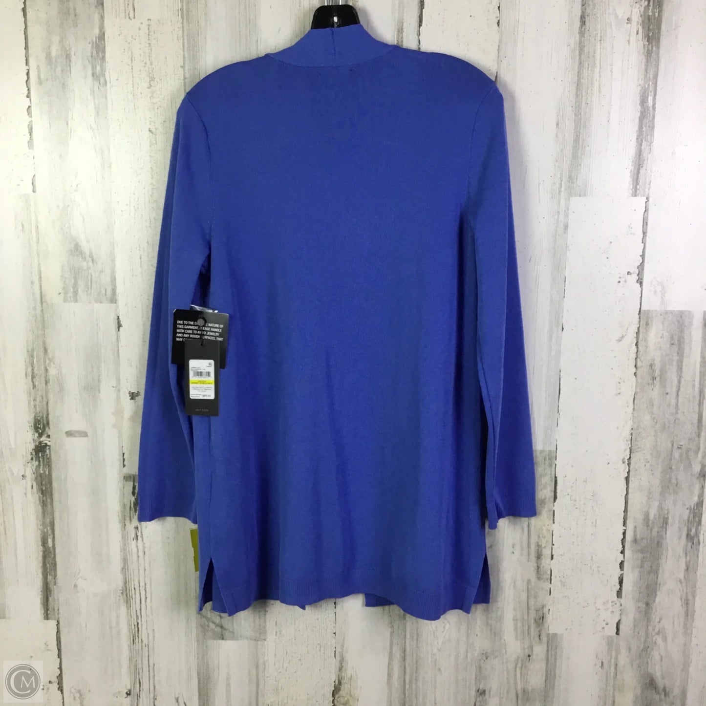 Sweater Cardigan By Jones New York In Blue, Size: M