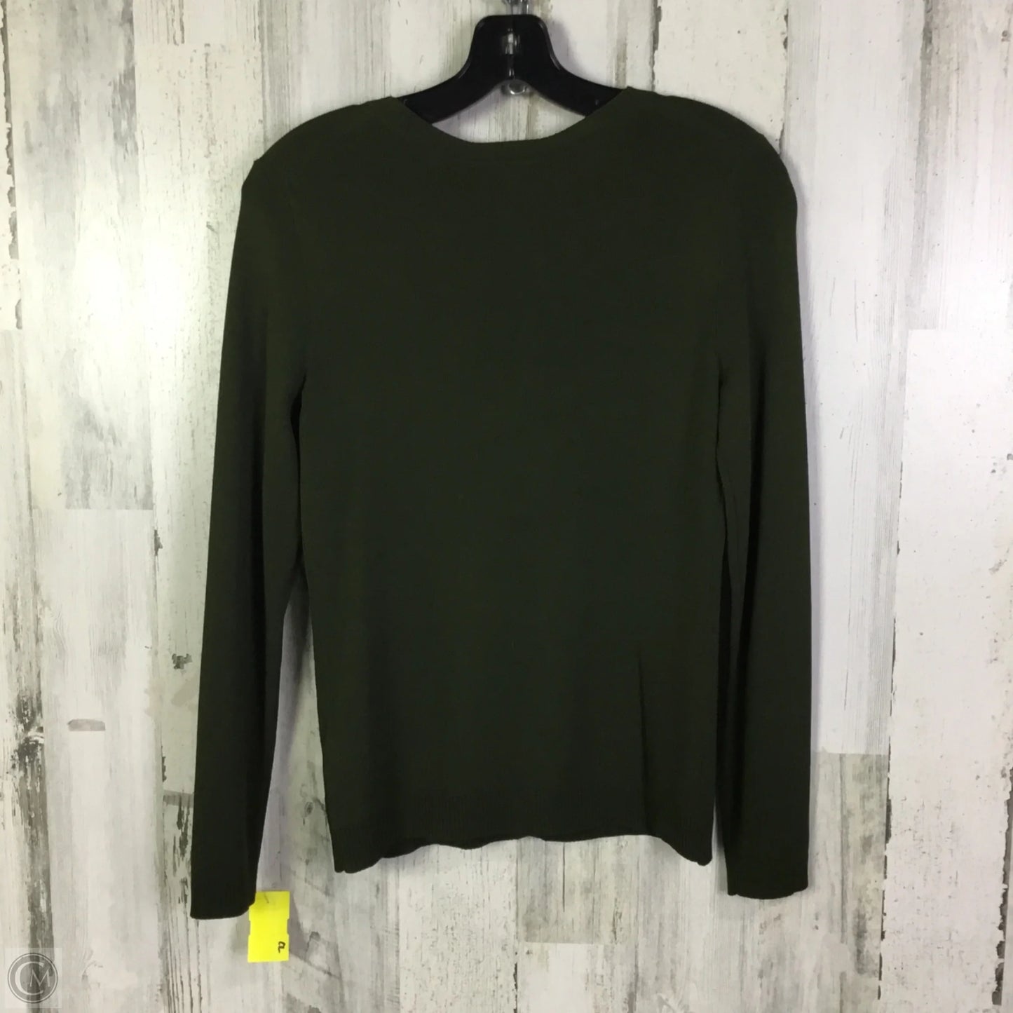 Sweater Cardigan By Loft In Green, Size: S