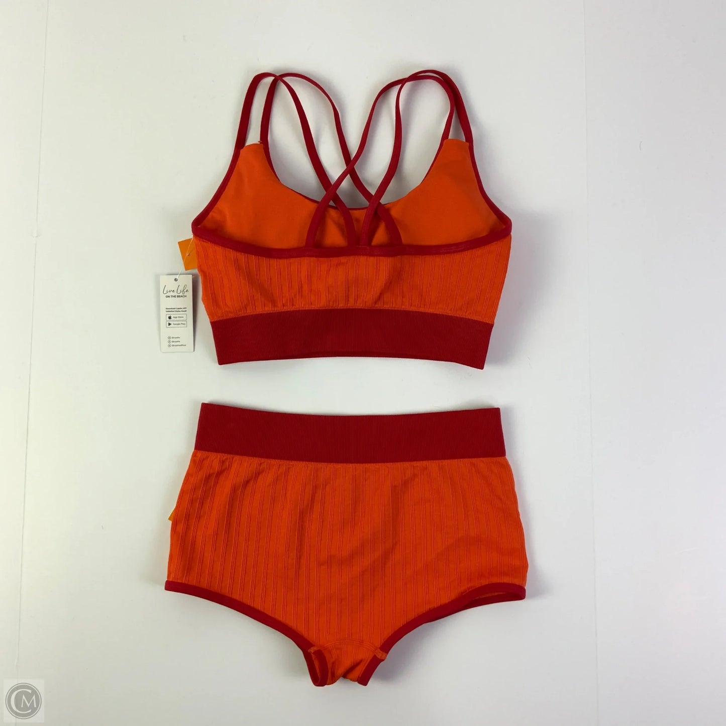 Swimsuit 2pc By Clothes Mentor In Orange, Size: M