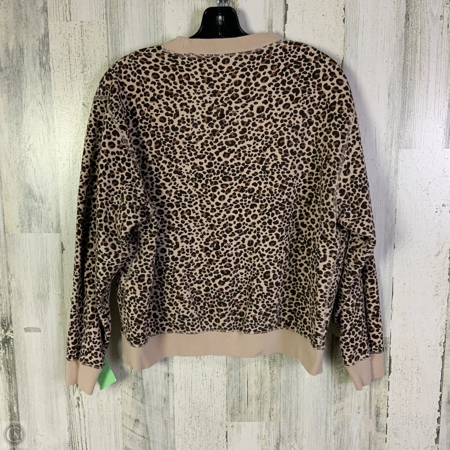 Sweatshirt Crewneck By Nike Apparel In Animal Print, Size: Xs