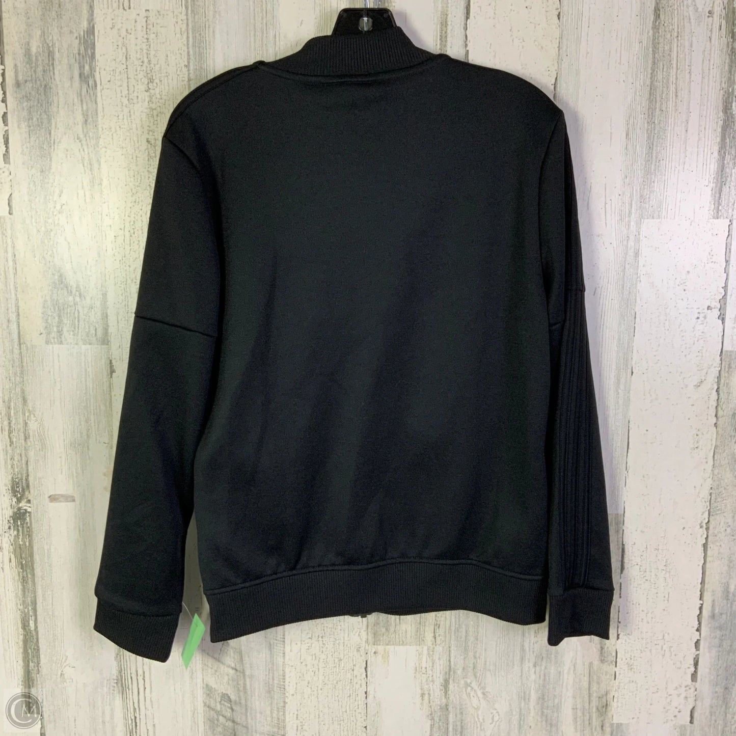 Athletic Jacket By Adidas In Black, Size: M