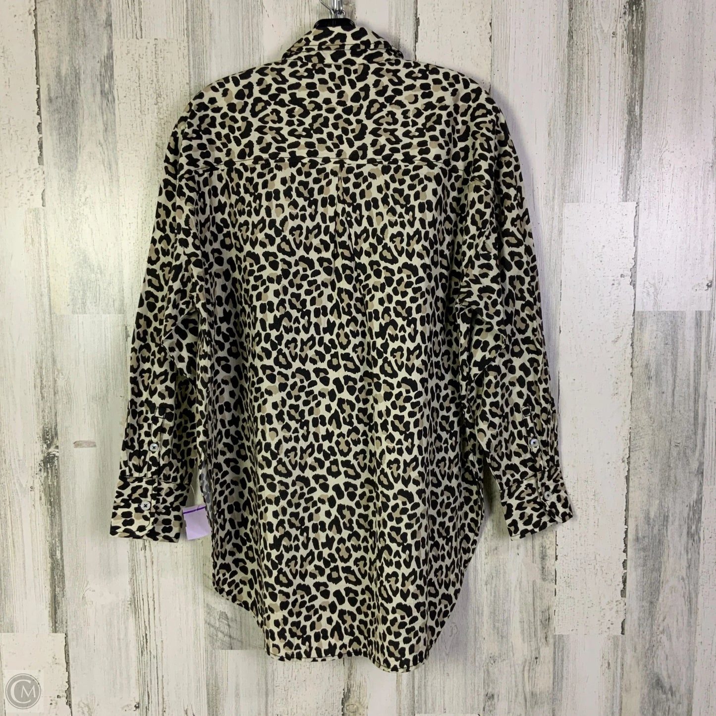 Top Long Sleeve By Maeve In Animal Print, Size: S