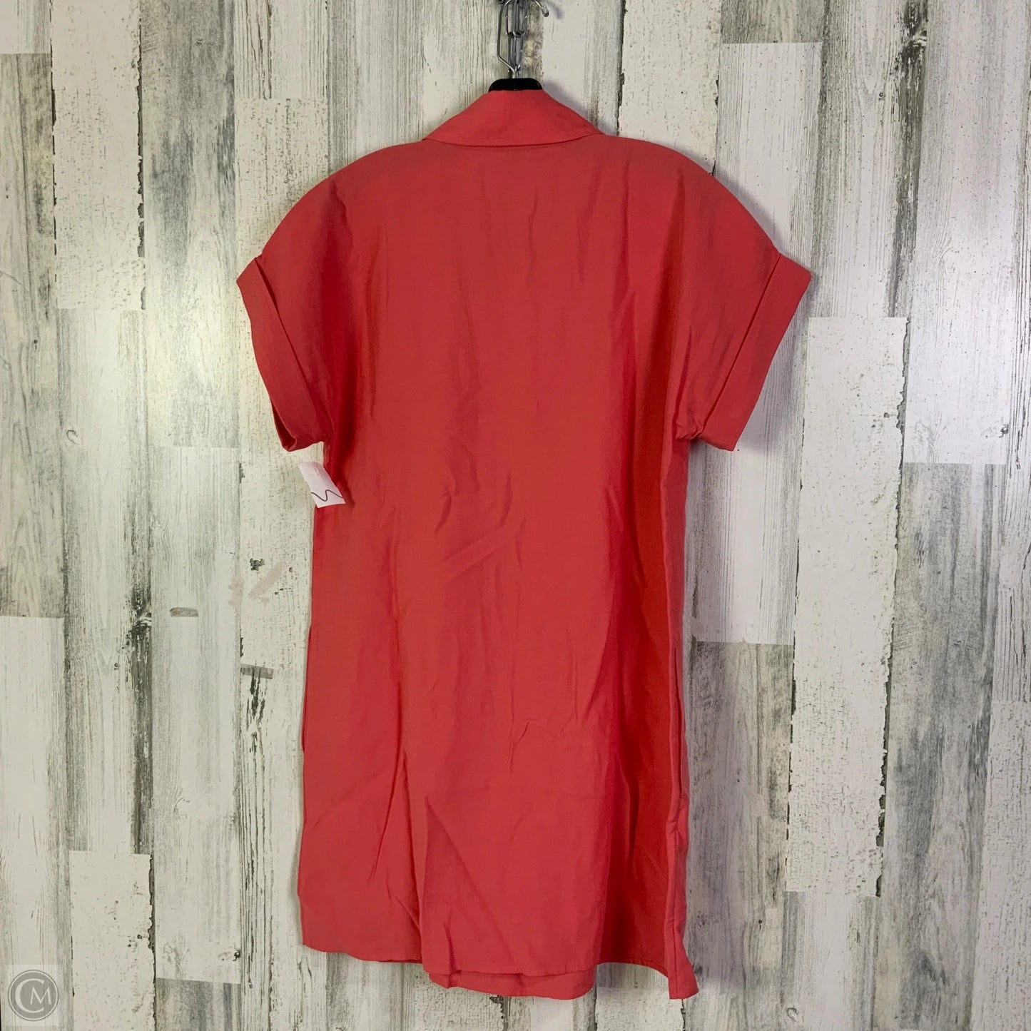 Dress Casual Short By Banana Republic In Coral, Size: M