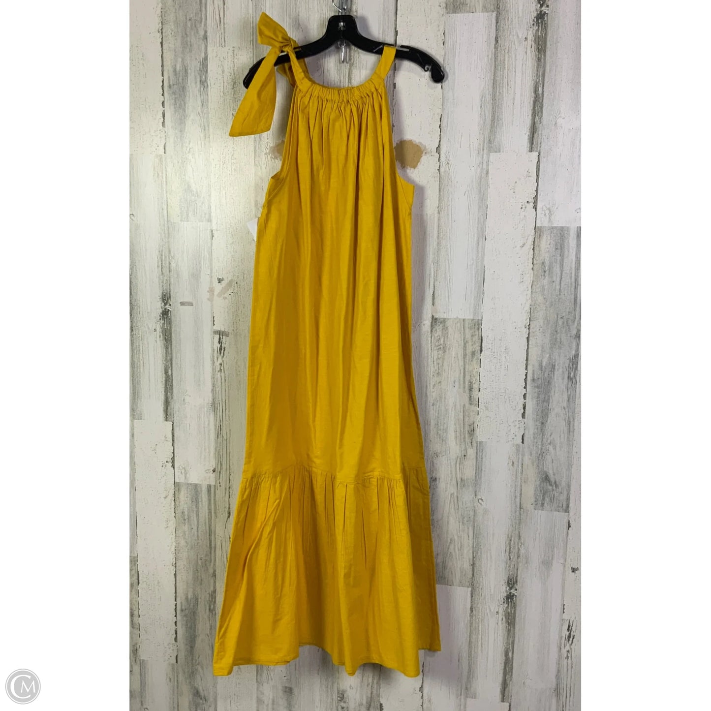 Dress Casual Maxi By Mudpie In Yellow, Size: M