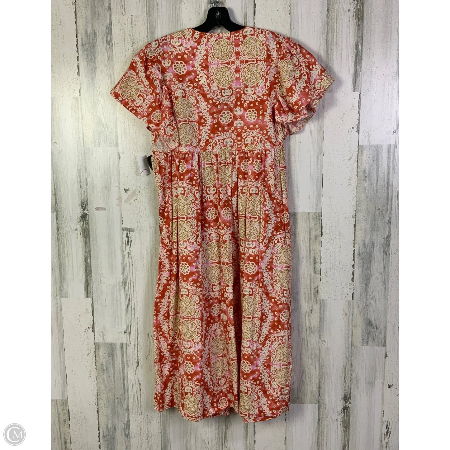 Dress Casual Midi By Maeve In Orange, Size: M