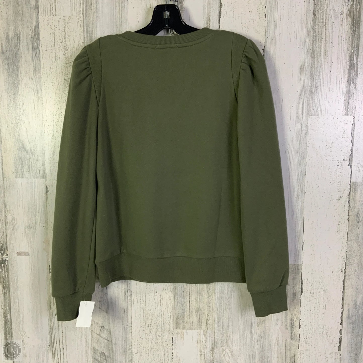 Top Long Sleeve By Evereve In Green, Size: Xs