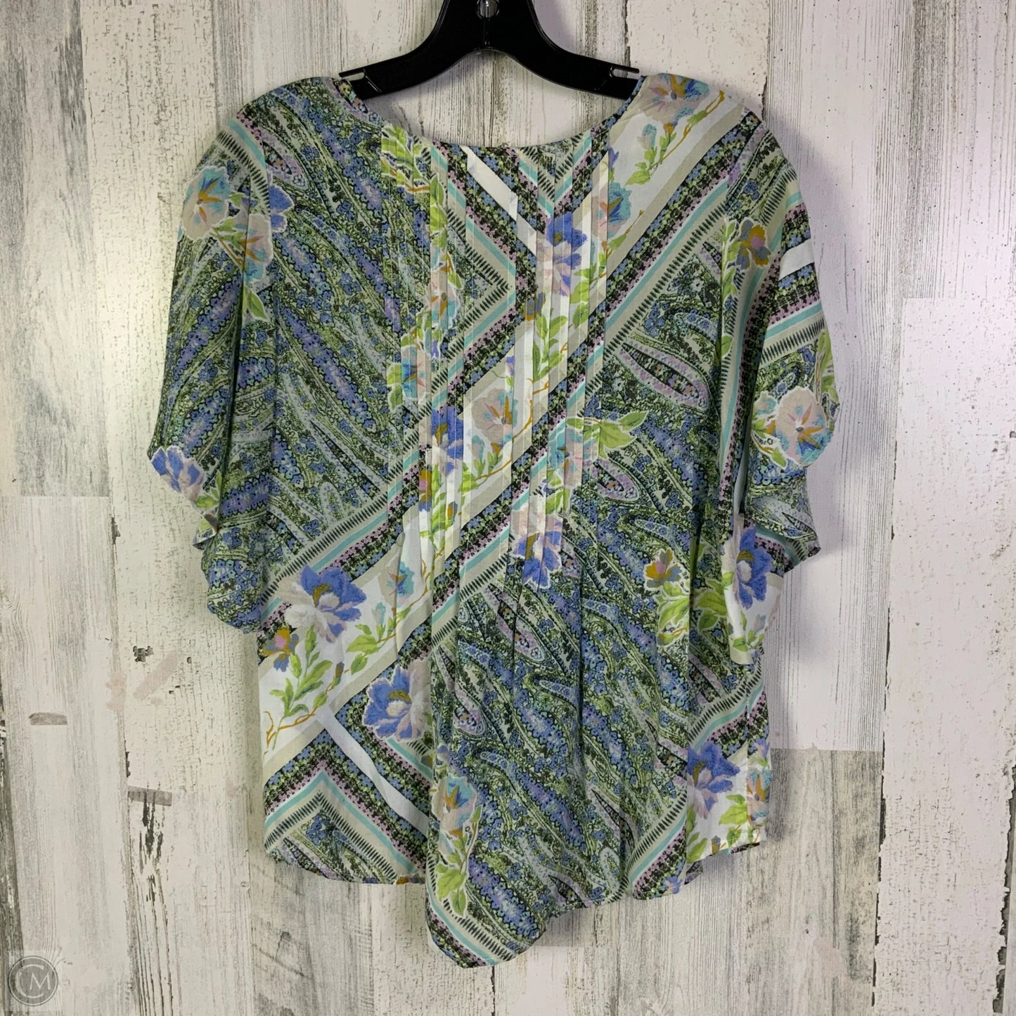 Top Short Sleeve By Maeve In Blue, Size: S