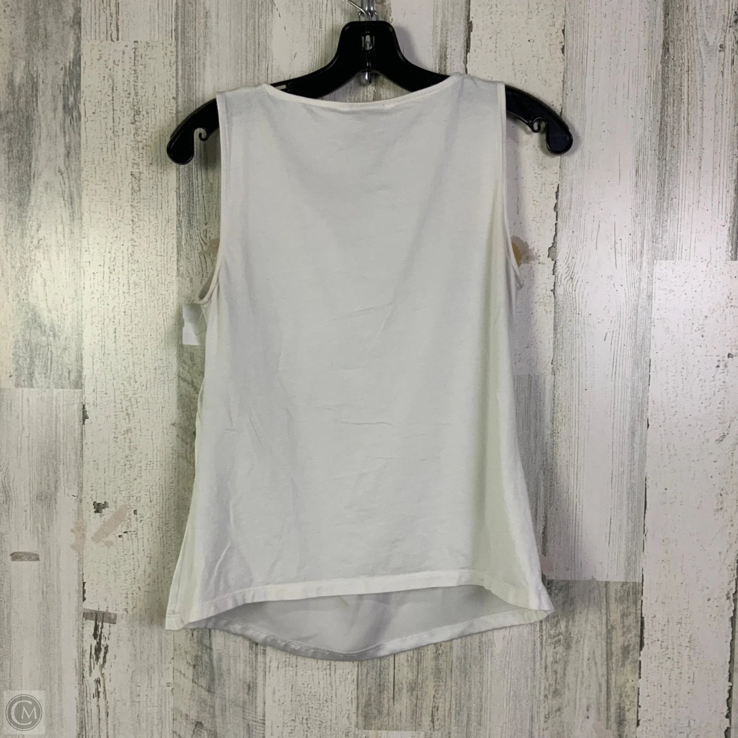 Top Sleeveless By Ann Taylor In White, Size: S