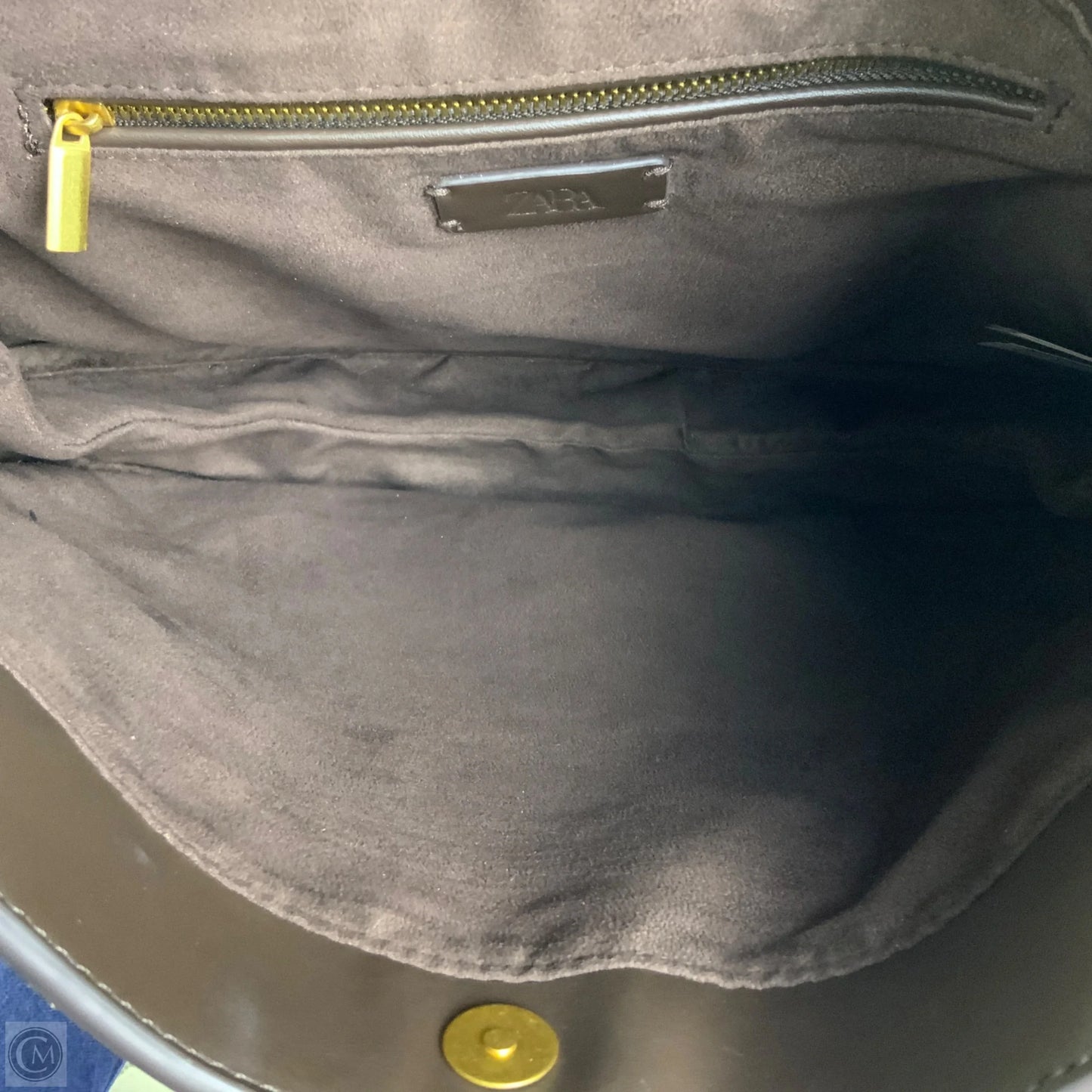 Handbag Leather By Zara, Size: Medium