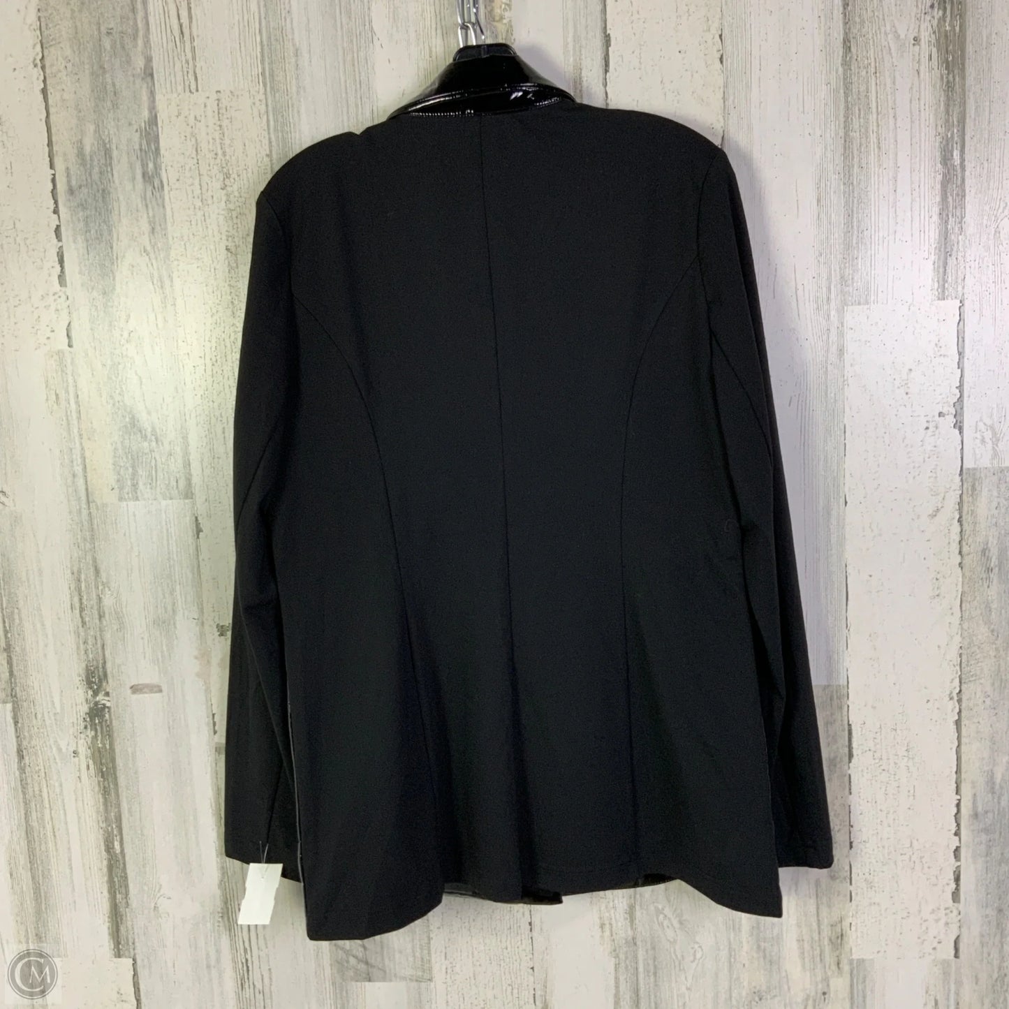 Blazer By Clothes Mentor In Black, Size: L