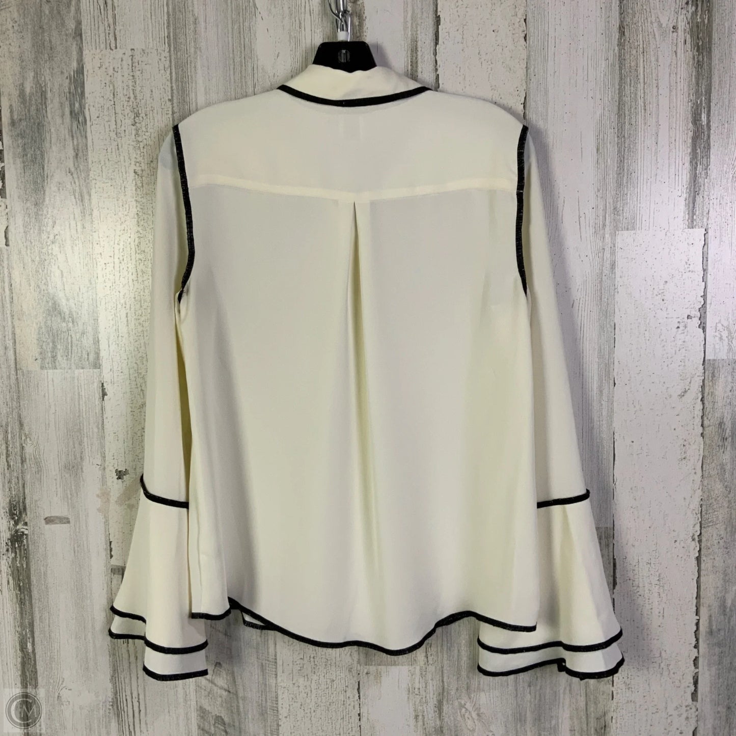 Top 3/4 Sleeve By Nic + Zoe In Cream, Size: S