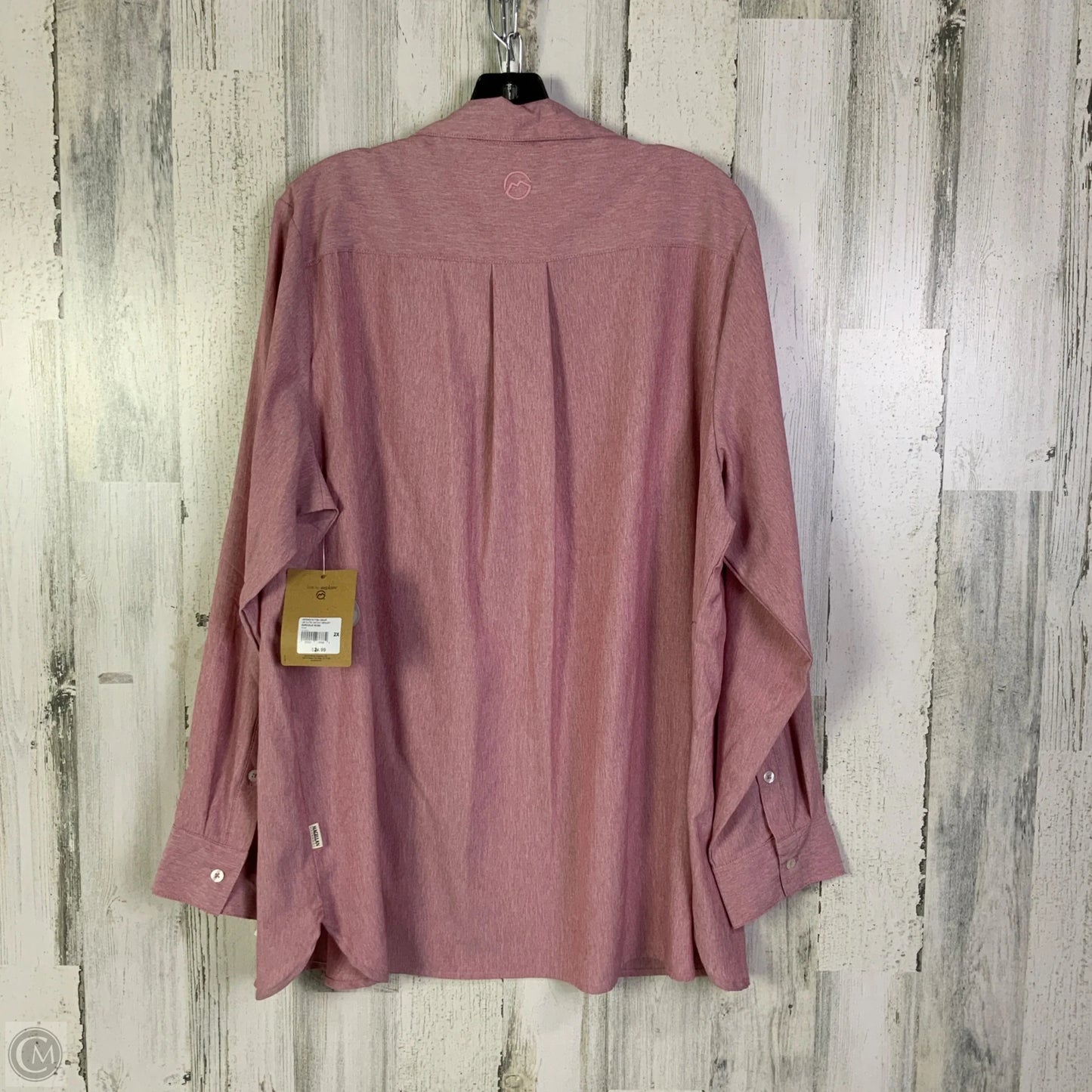 Top Long Sleeve By Magellan In Red, Size: 2x