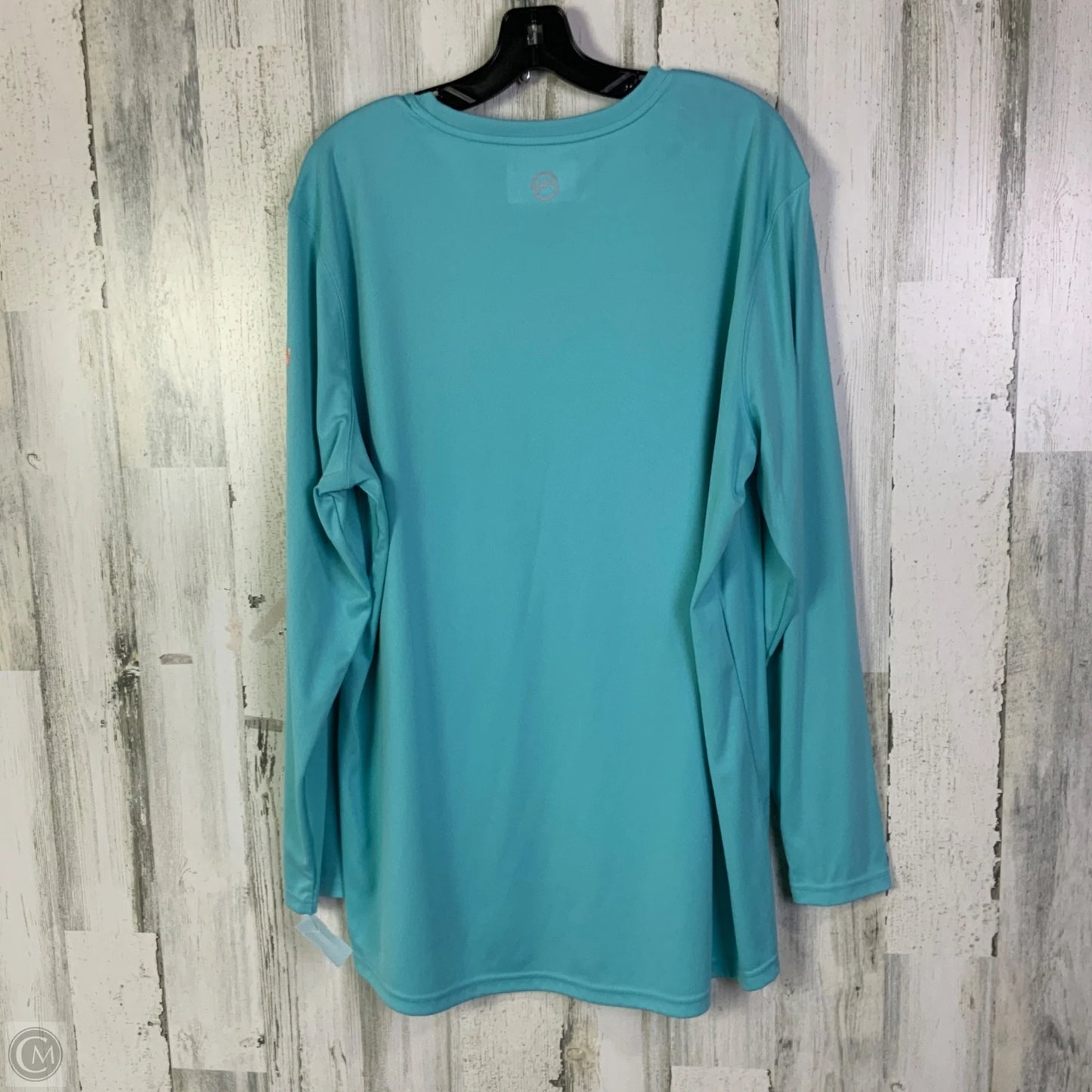 Athletic Top Long Sleeve Crewneck By Magellan In Blue, Size: 2x
