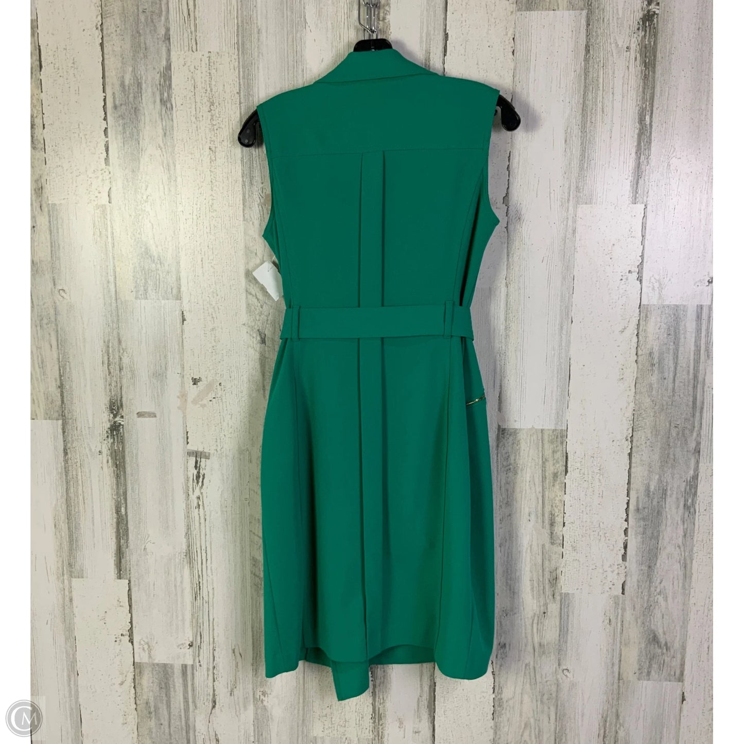 Dress Casual Short By Calvin Klein In Green, Size: S