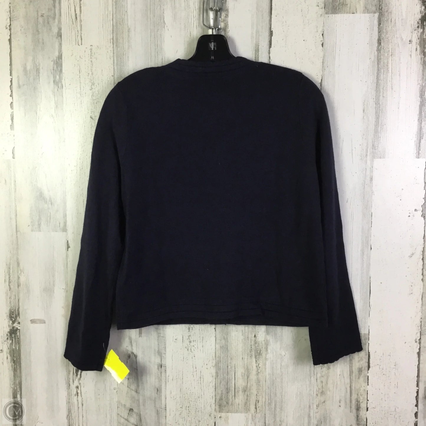 Sweater Cardigan By Free Assembly In Navy, Size: S