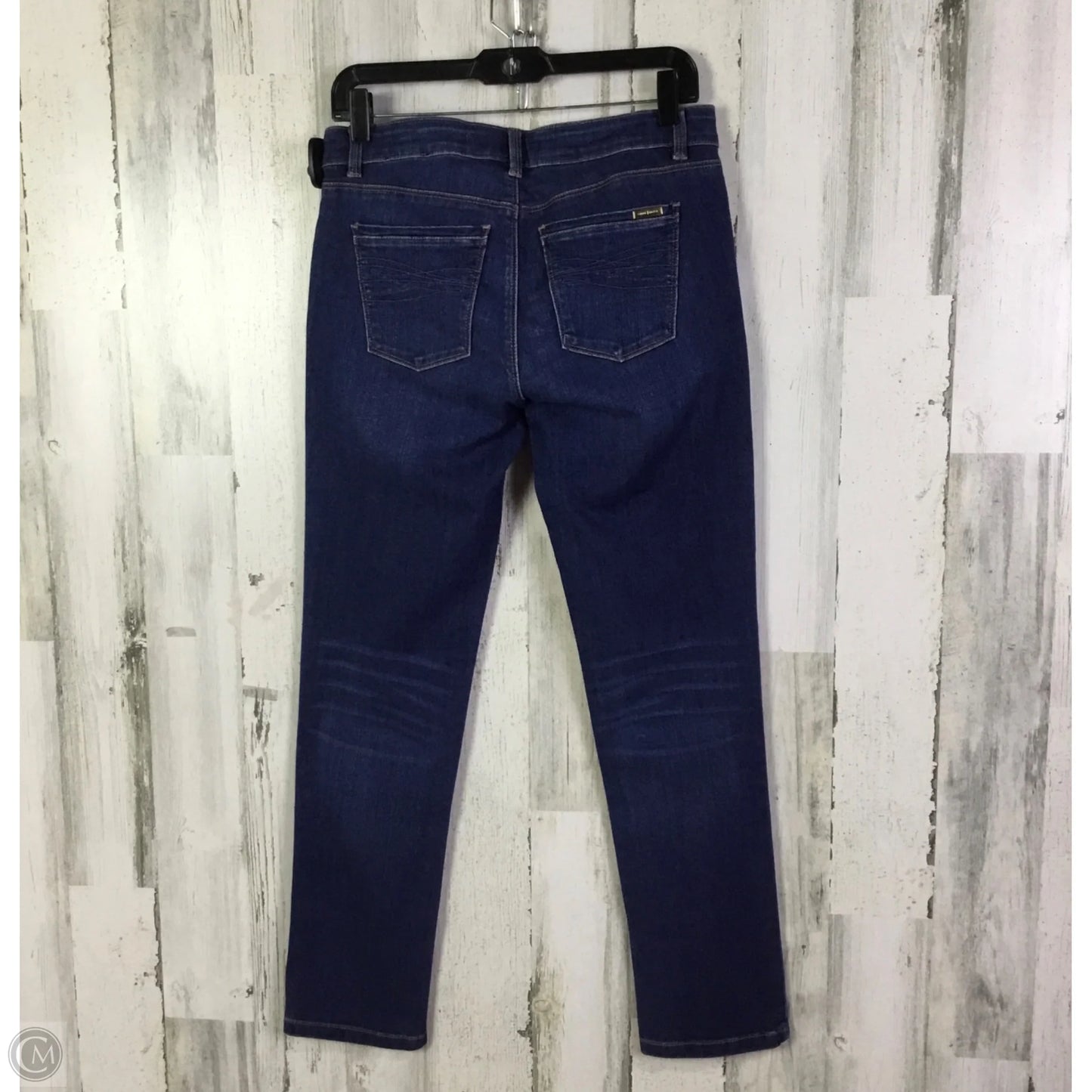 Jeans Straight By White House Black Market In Blue Denim, Size: 4