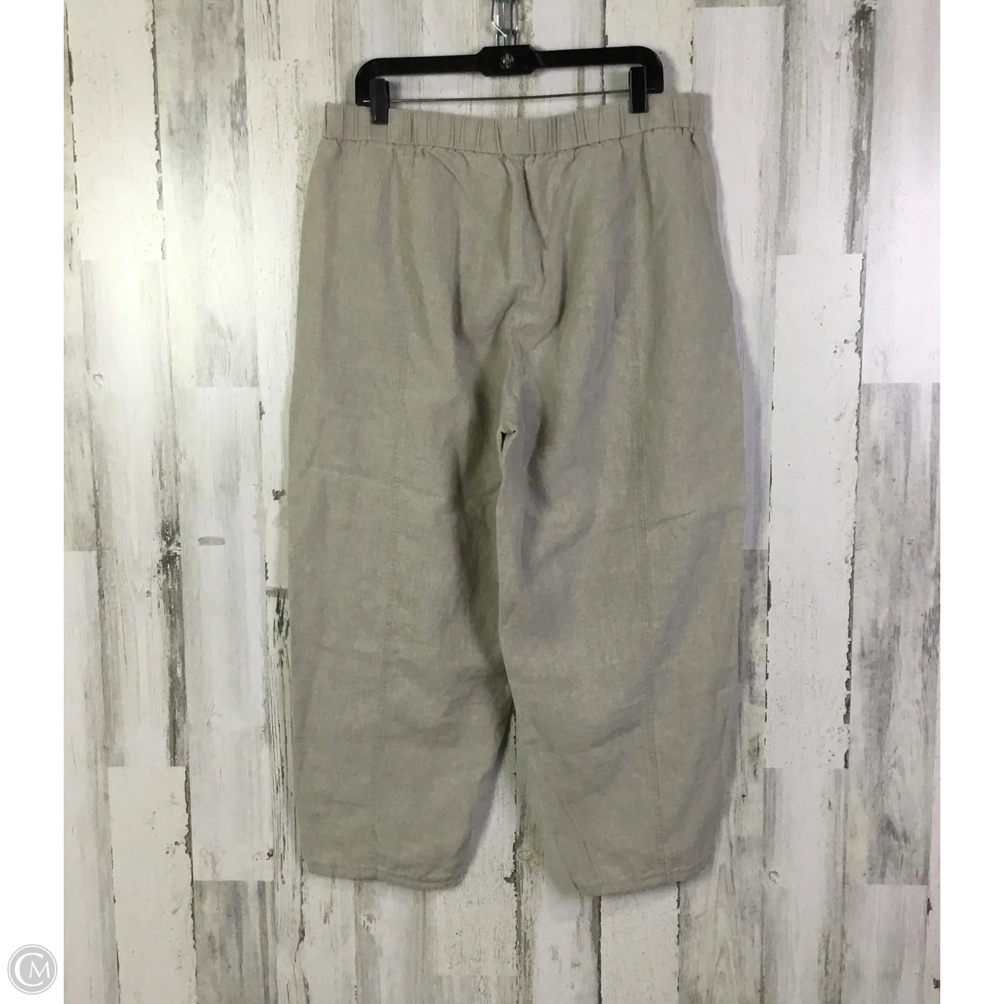 Pants Linen By Eileen Fisher In Beige, Size: 16