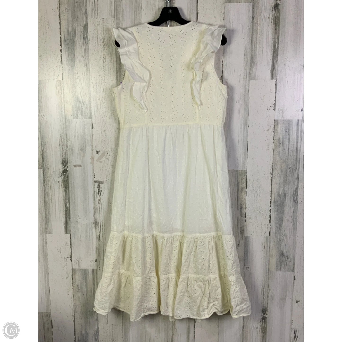 Dress Casual Midi By Matilda Jane In Cream, Size: L