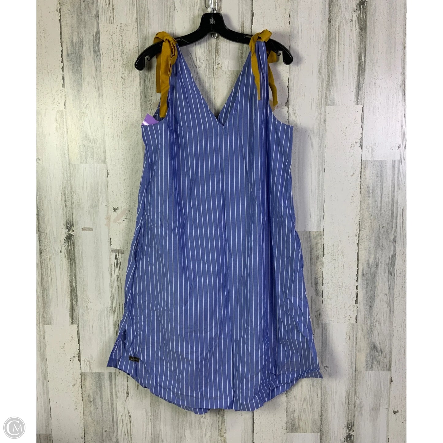 Dress Casual Short By Matilda Jane In Blue & White, Size: S