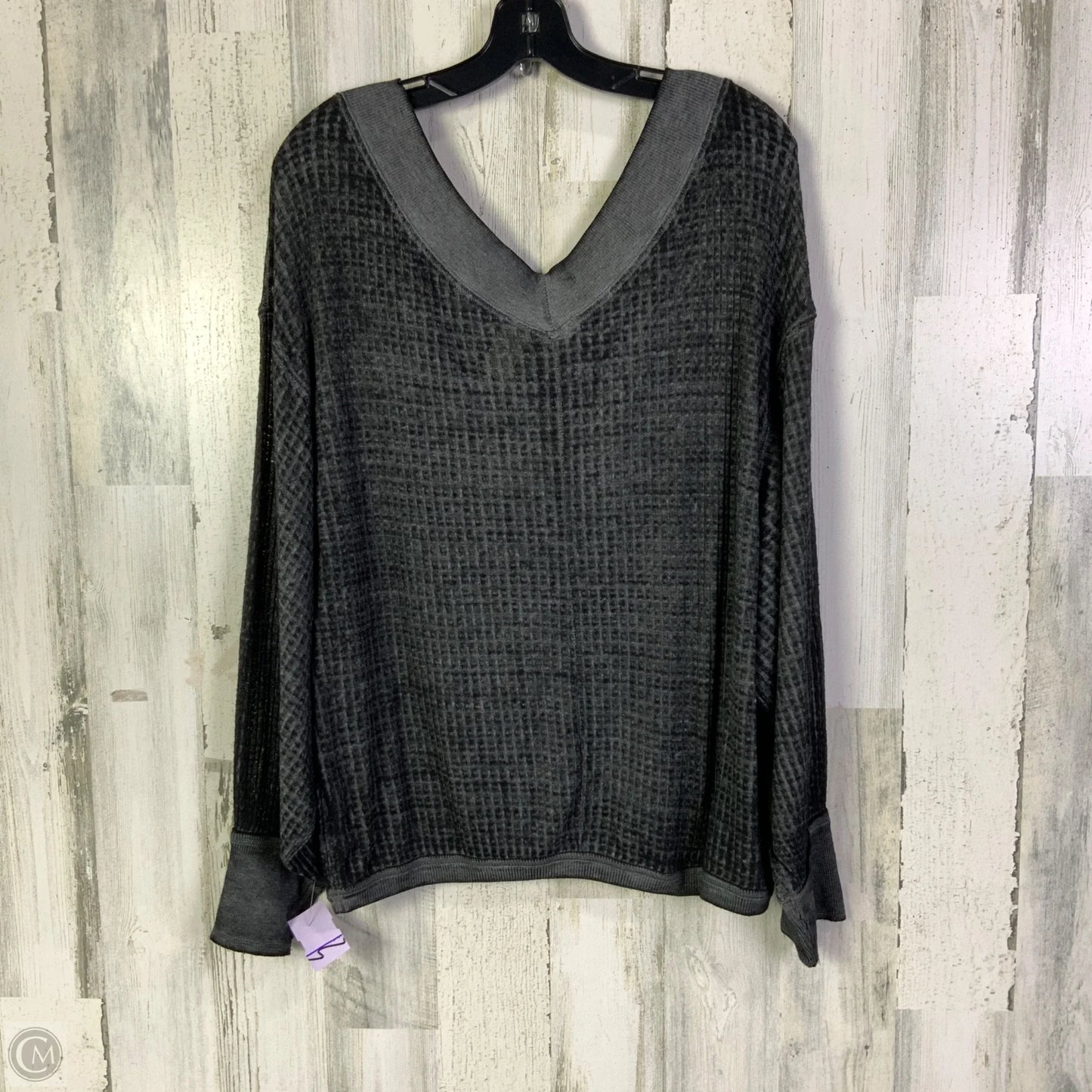 Top Long Sleeve By We The Free In Grey, Size: M