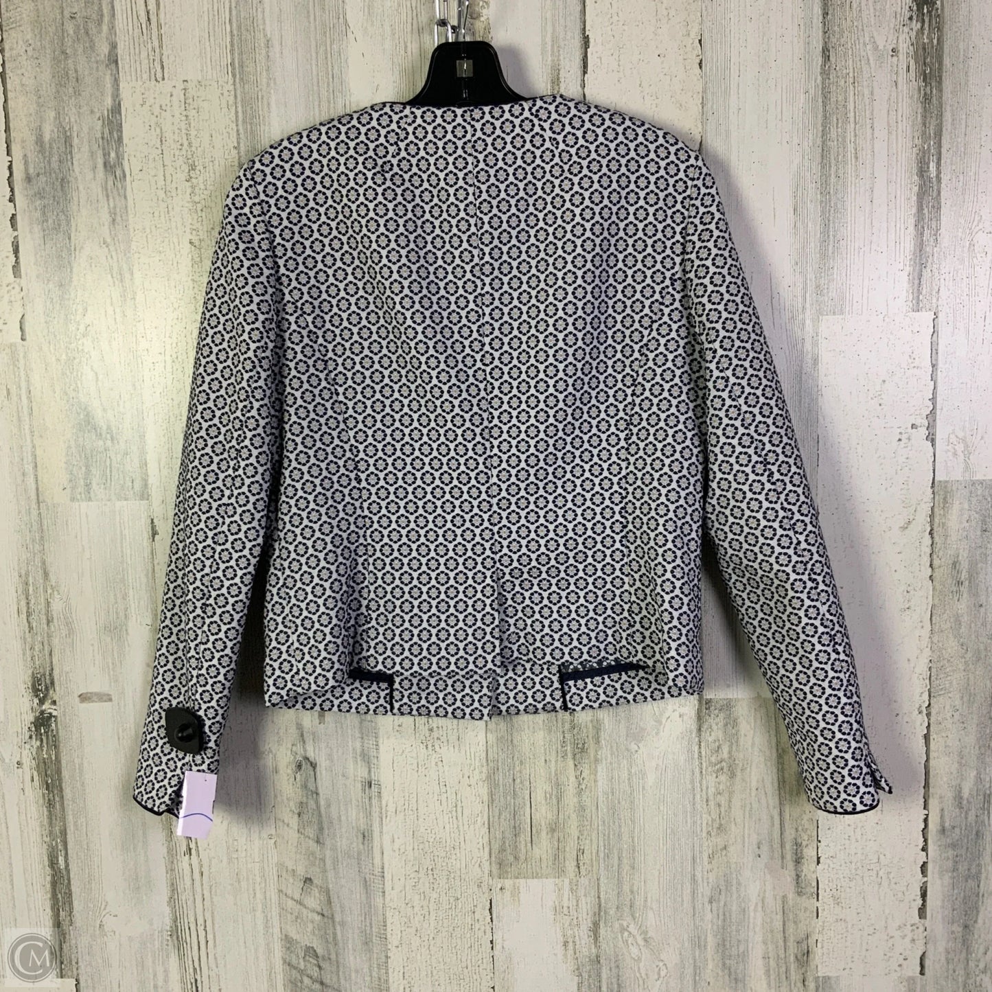 Blazer By Brooks Brothers In Blue & White, Size: Sp