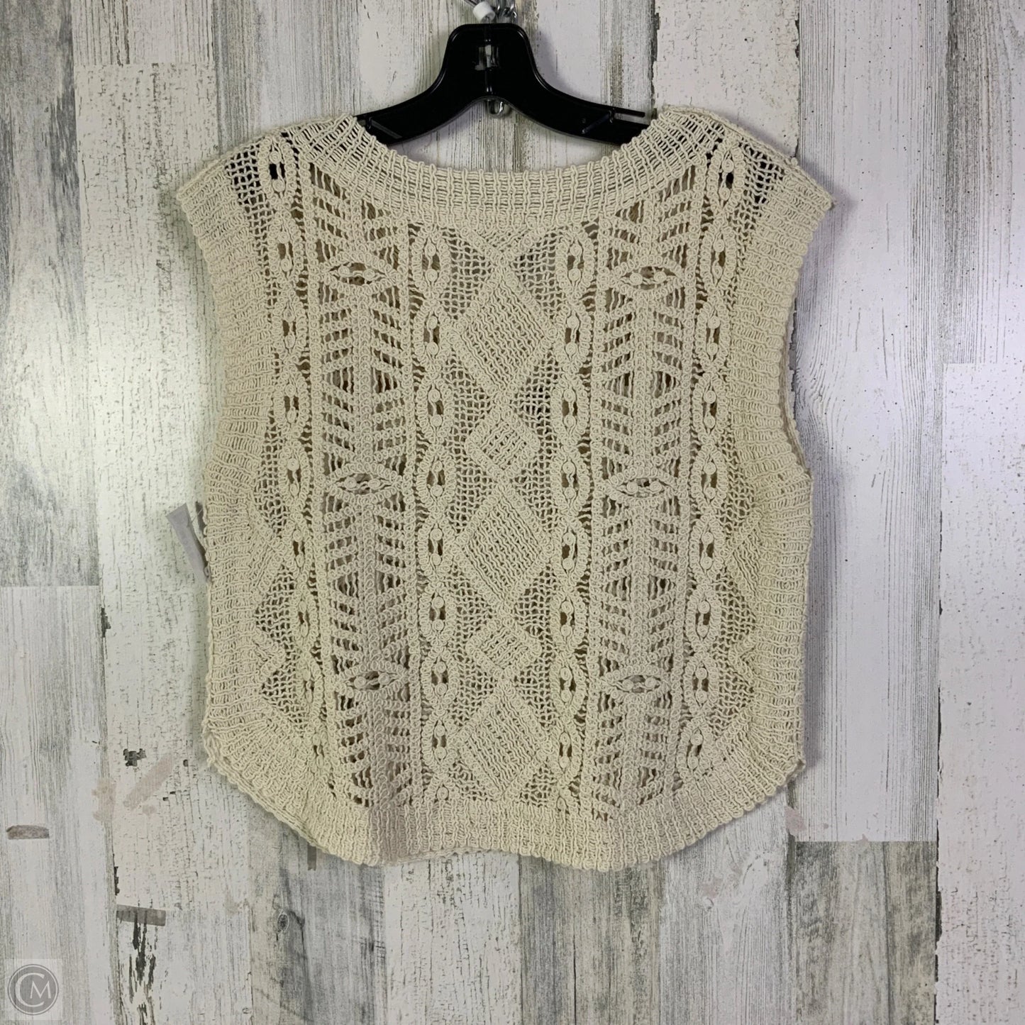 Vest Sweater By Z Supply In Cream, Size: S