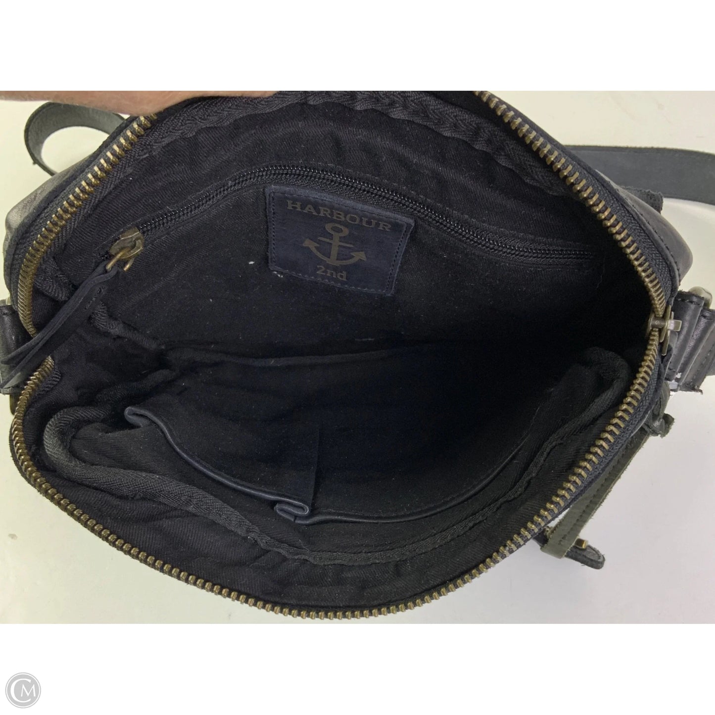 Crossbody Leather By Clothes Mentor, Size: Medium