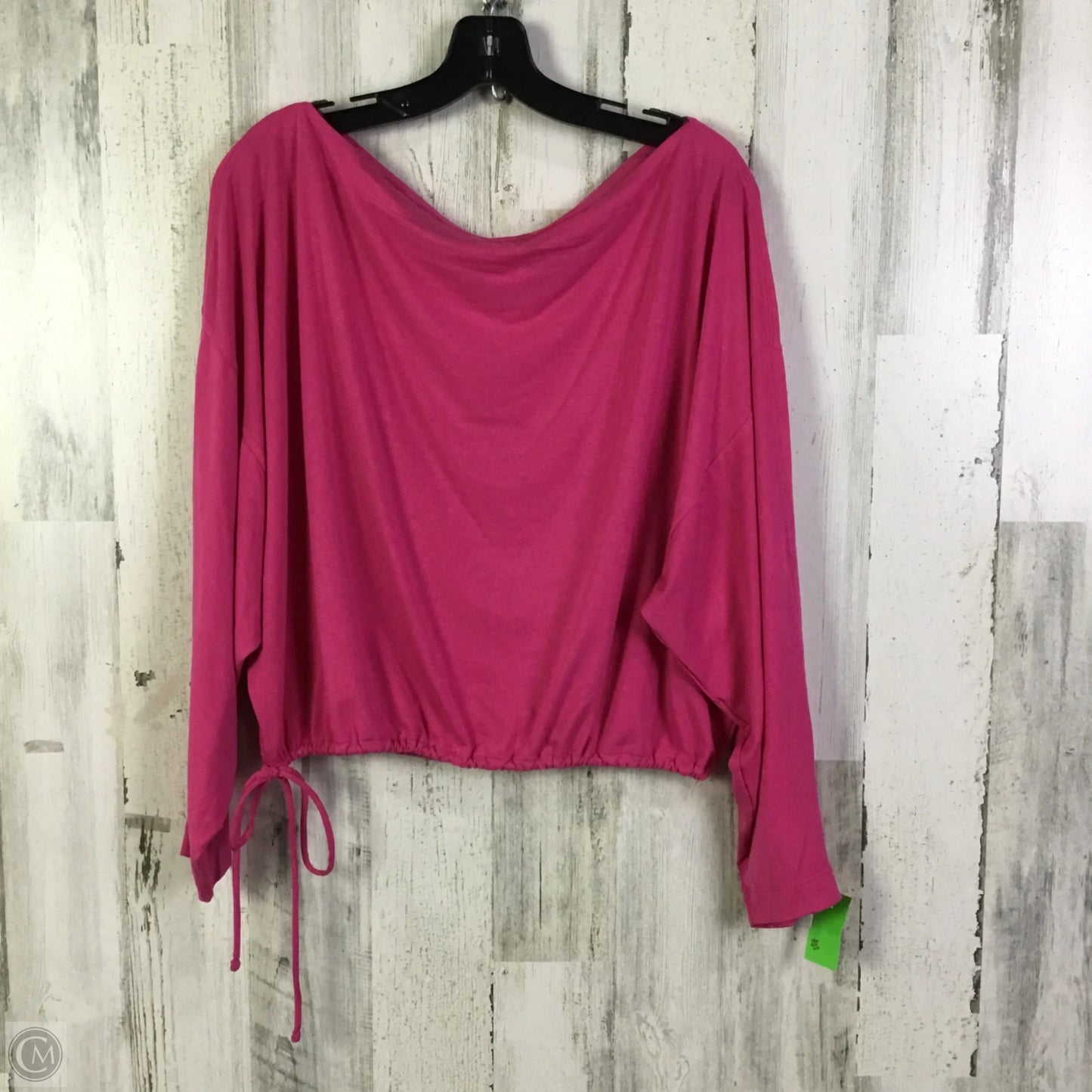 Top Long Sleeve By Athleta In Pink, Size: L