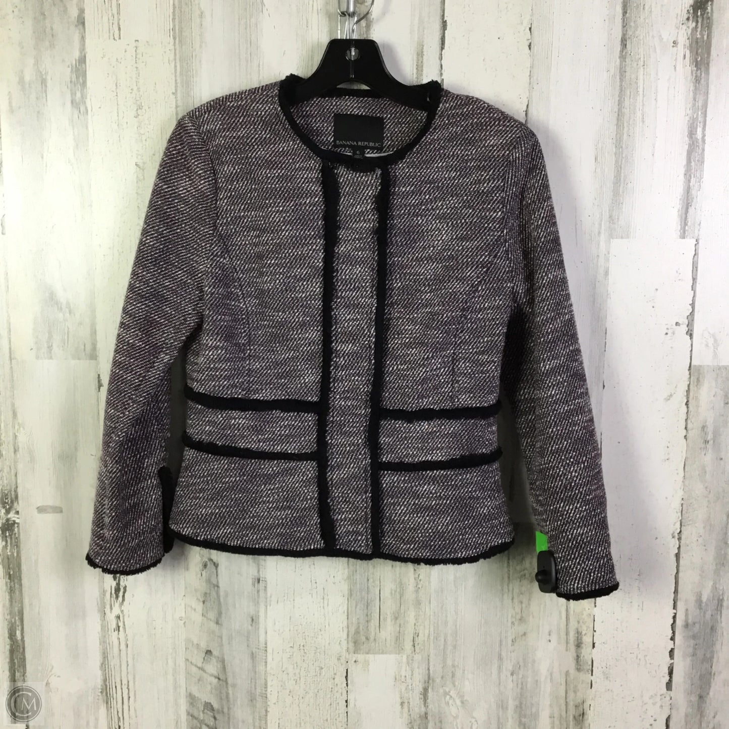 Blazer By Banana Republic In Blue & Red & White, Size: S