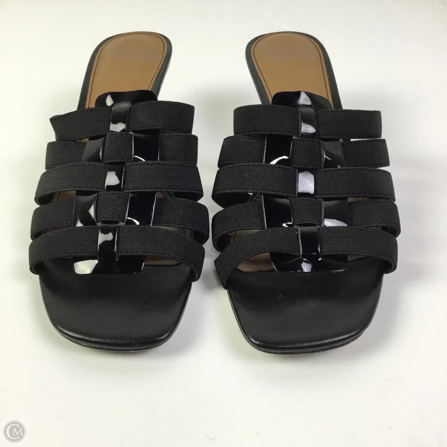 Sandals Heels Kitten By Donald Pliner In Black, Size: 8