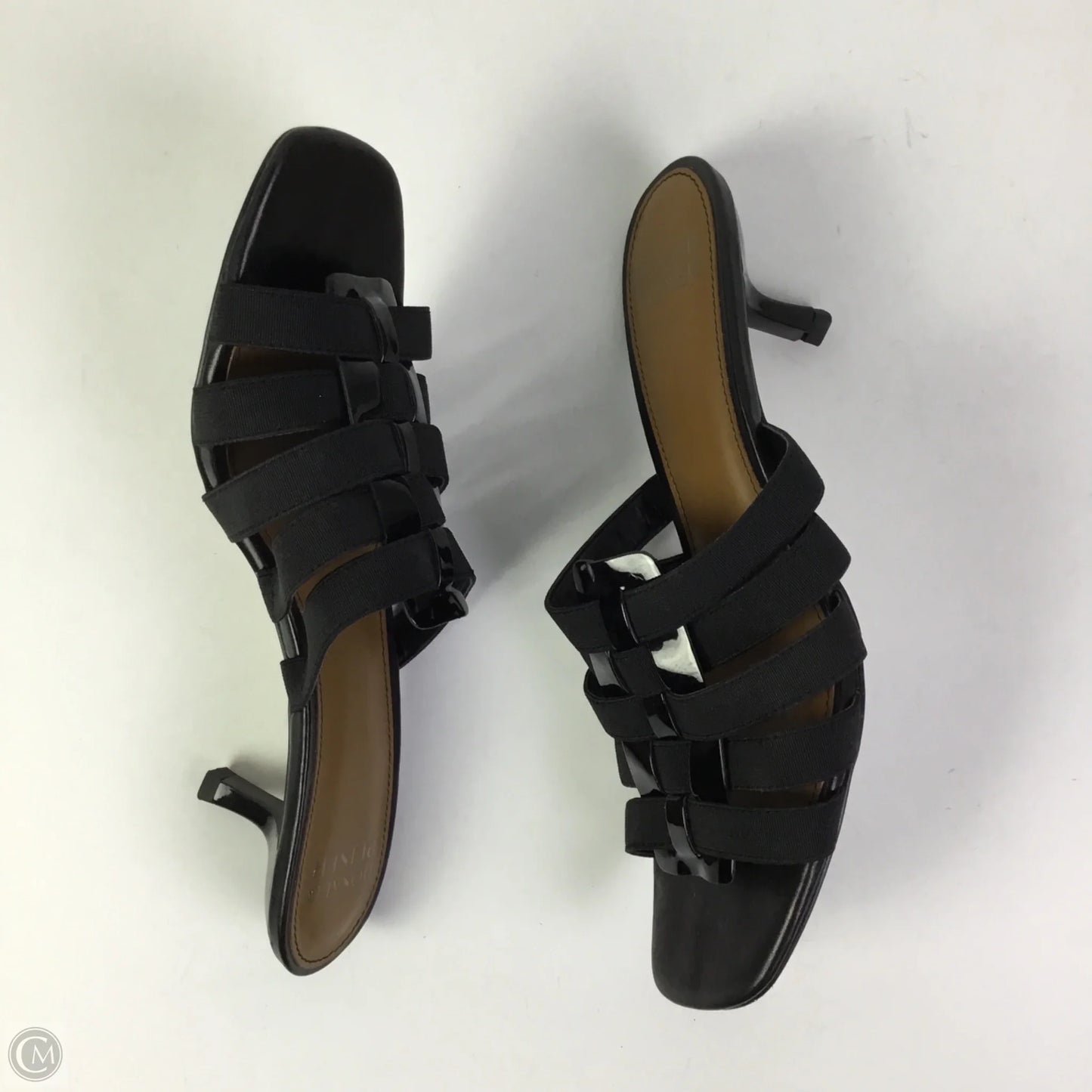 Sandals Heels Kitten By Donald Pliner In Black, Size: 8
