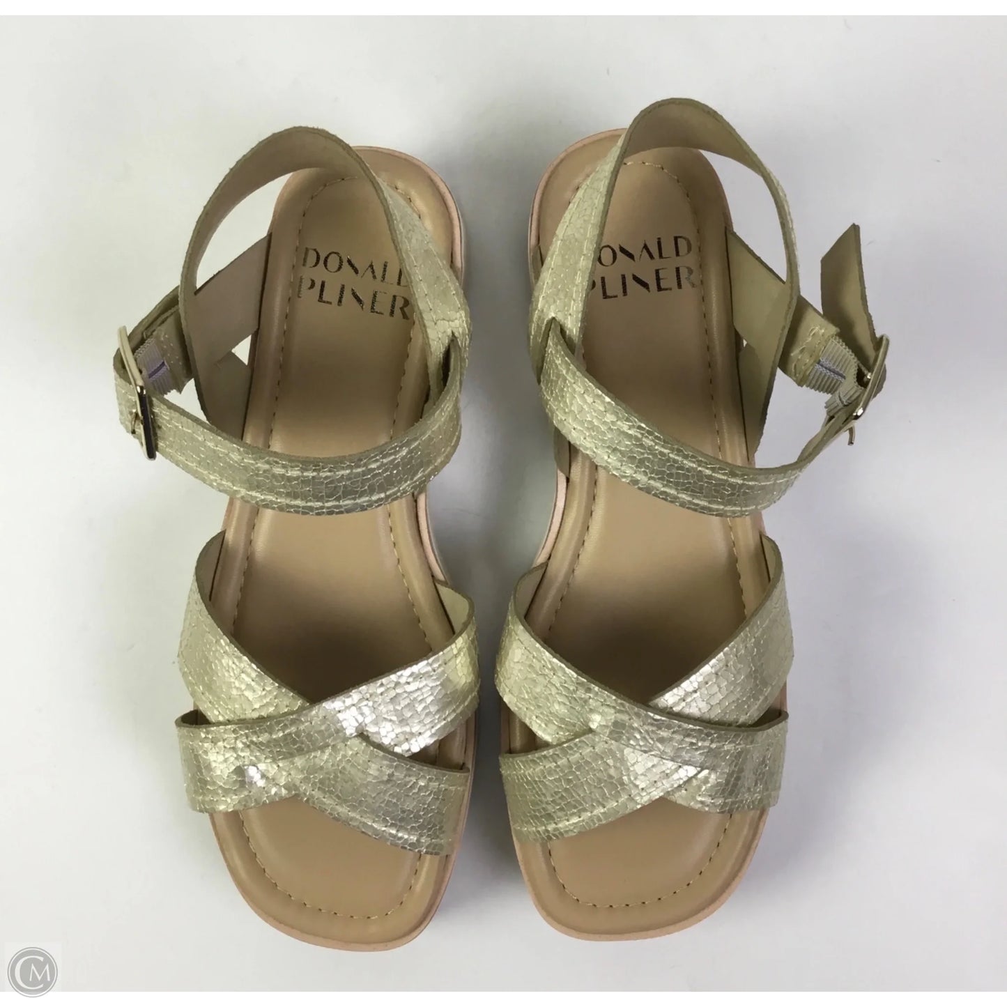 Sandals Flats By Donald Pliner In Tan, Size: 8
