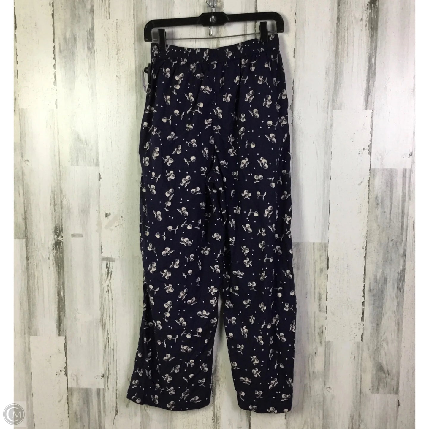 Pants Lounge By Anthropologie In Blue & Cream, Size: S