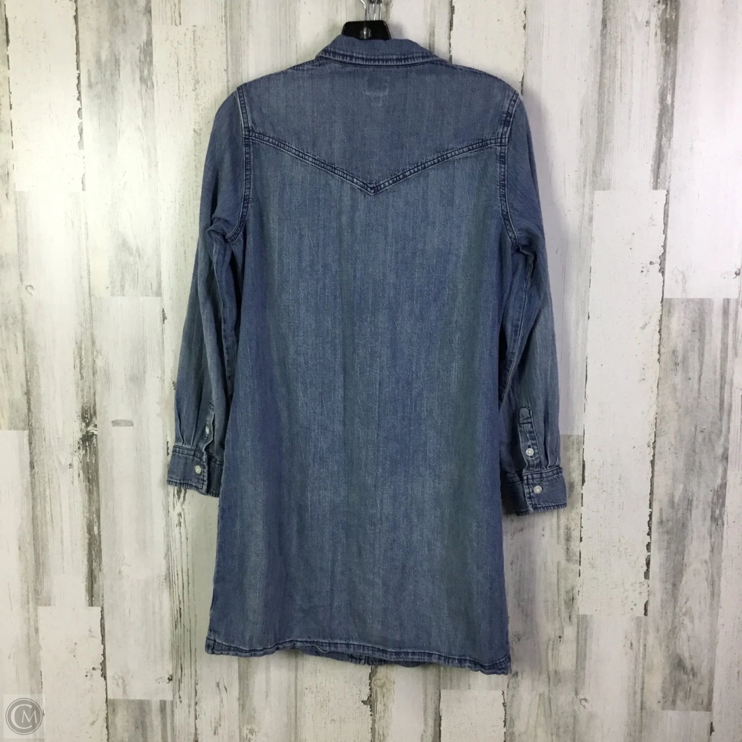 Dress Casual Short By Lee In Blue Denim, Size: S
